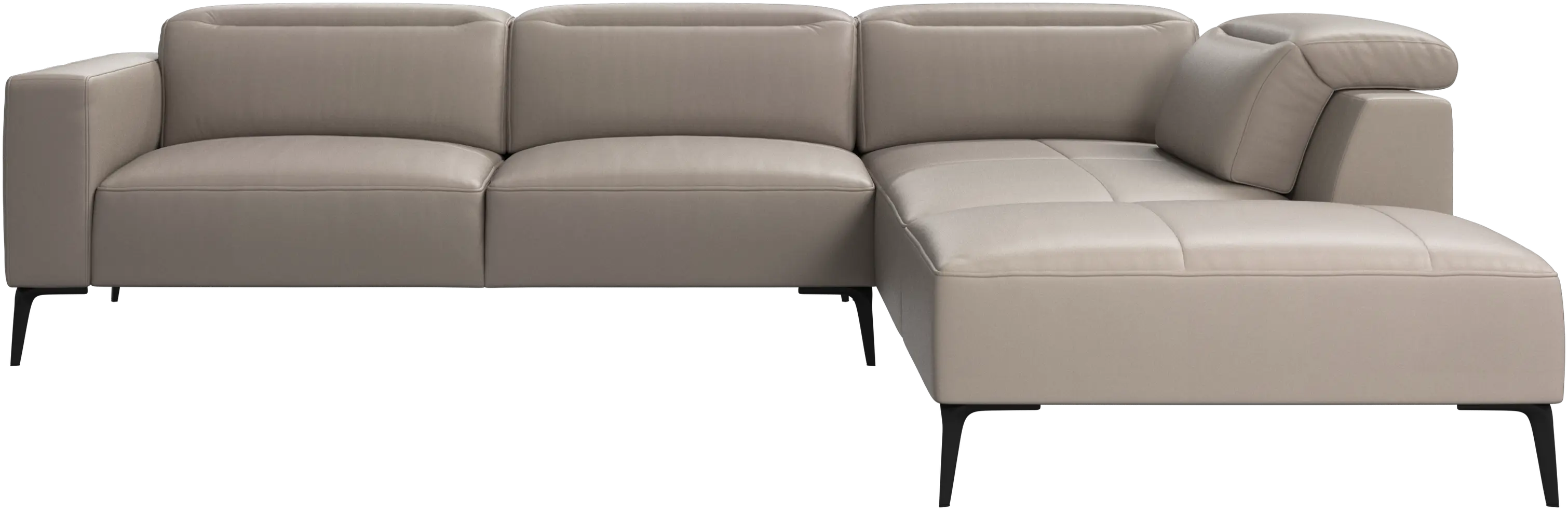 Zürich corner sofa with lounging unit