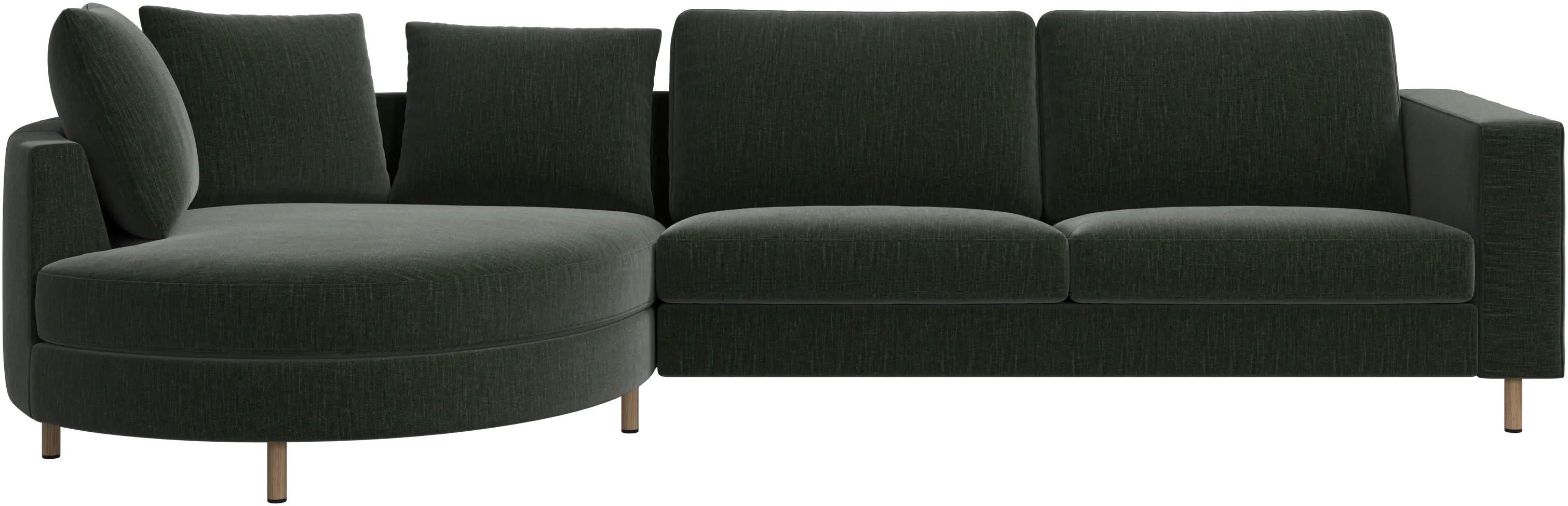 Indivi sofa with chaise longue left