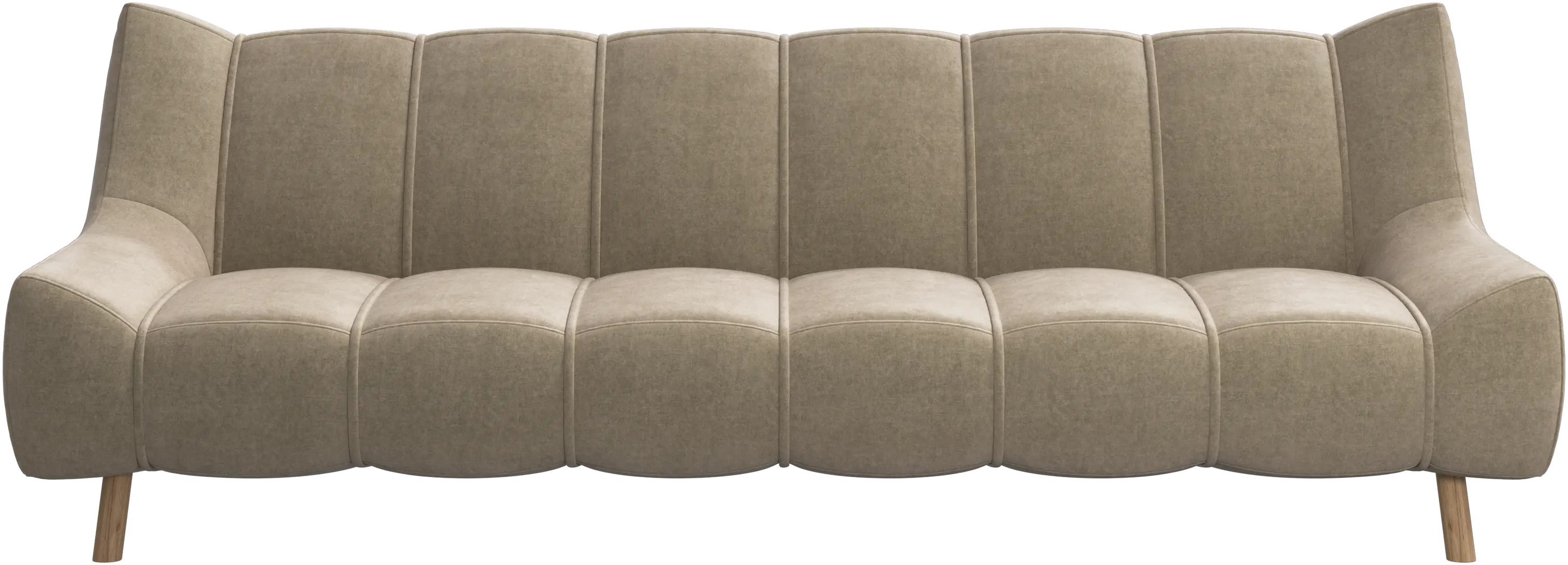 Nawabari 3 seater, wooden leg