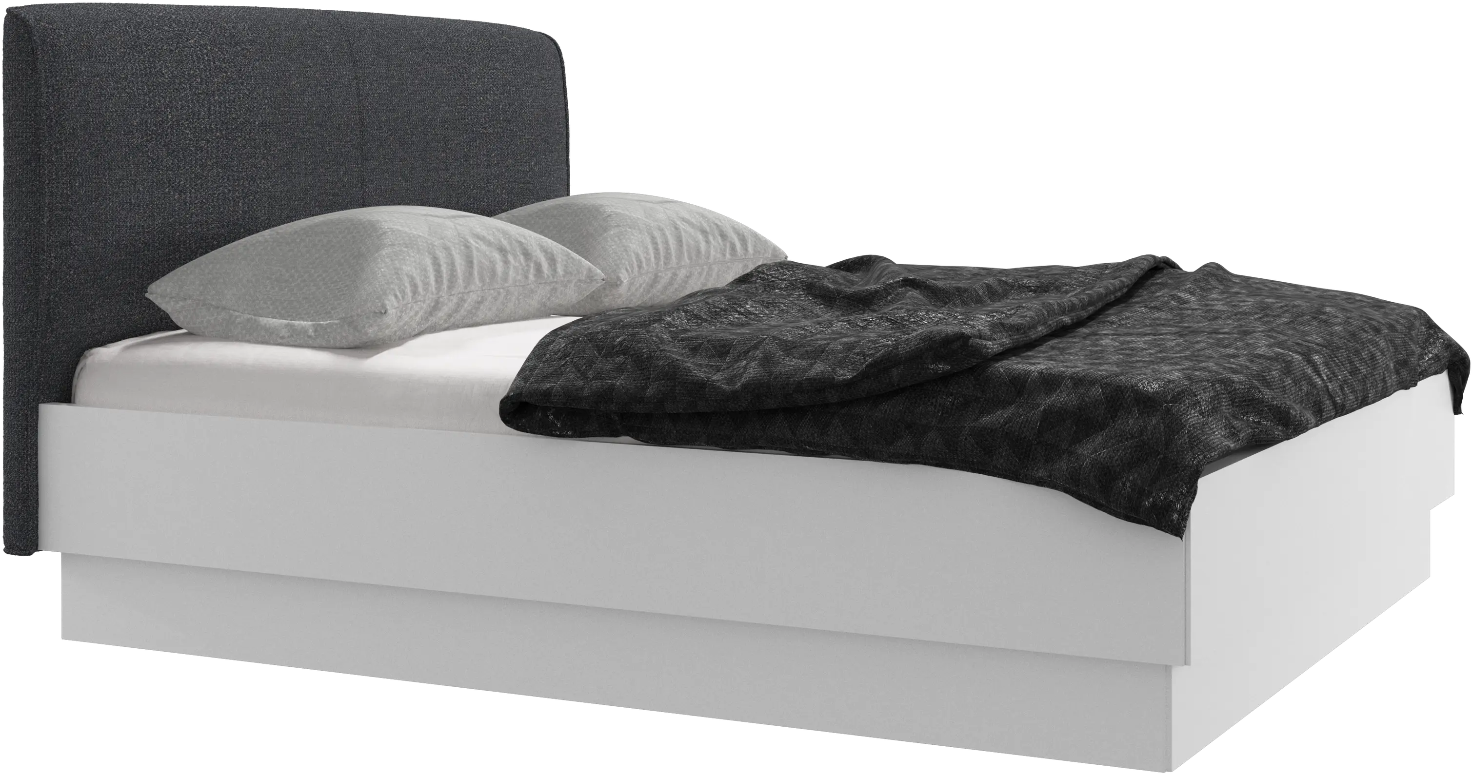 Houston, upholstered bed with storage