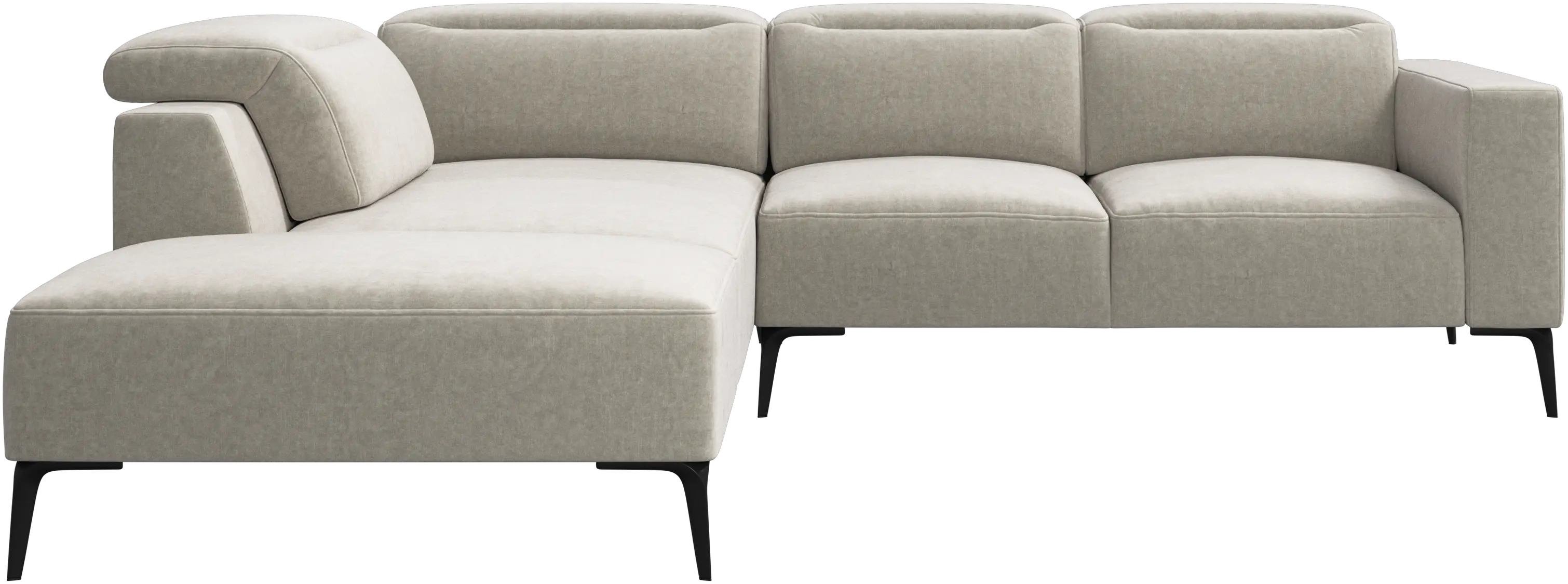 Zürich corner sofa with lounging unit