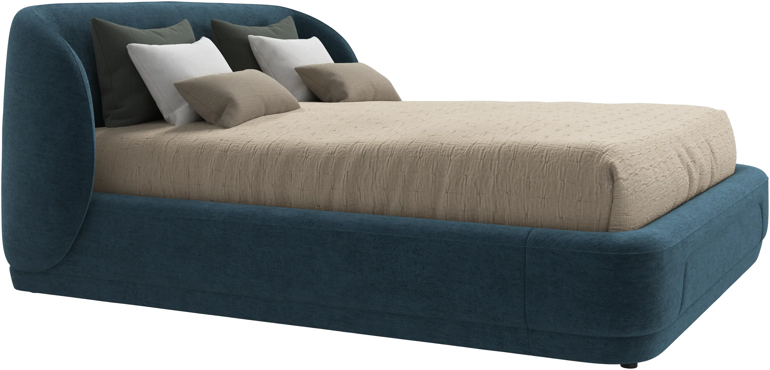 Bolzano bed with slats  - W160xL200cm