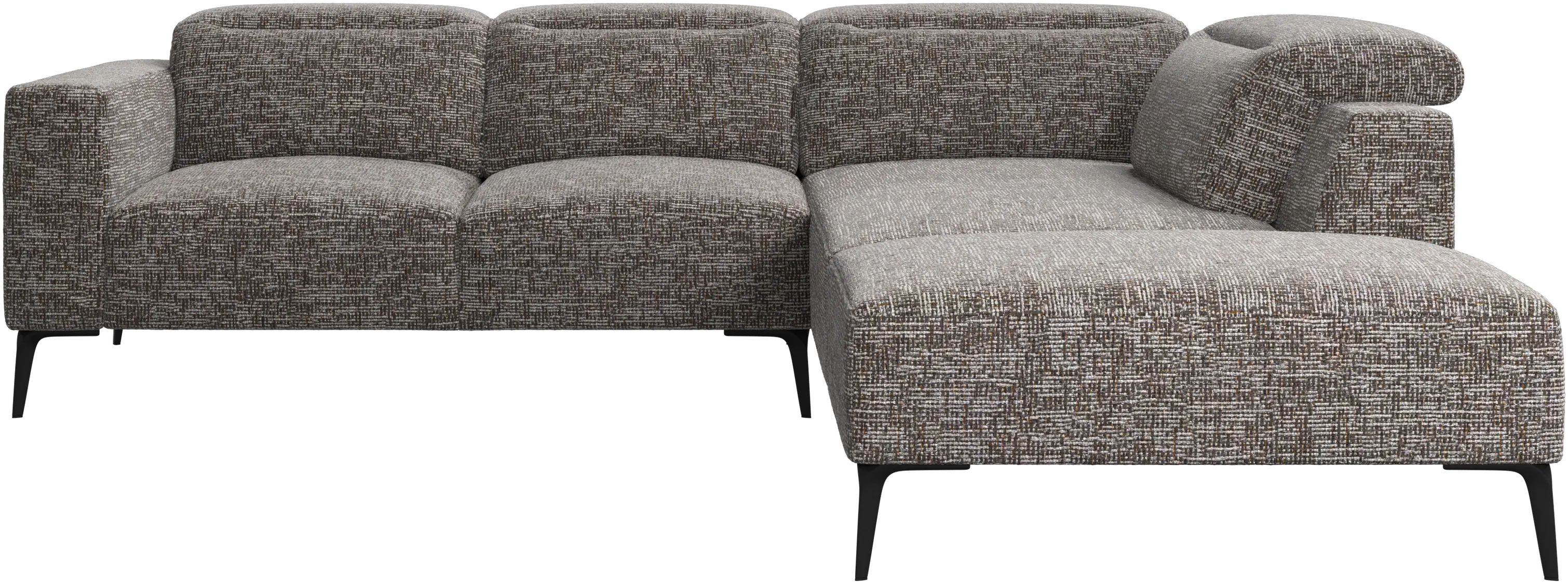 Zürich corner sofa with lounging unit
