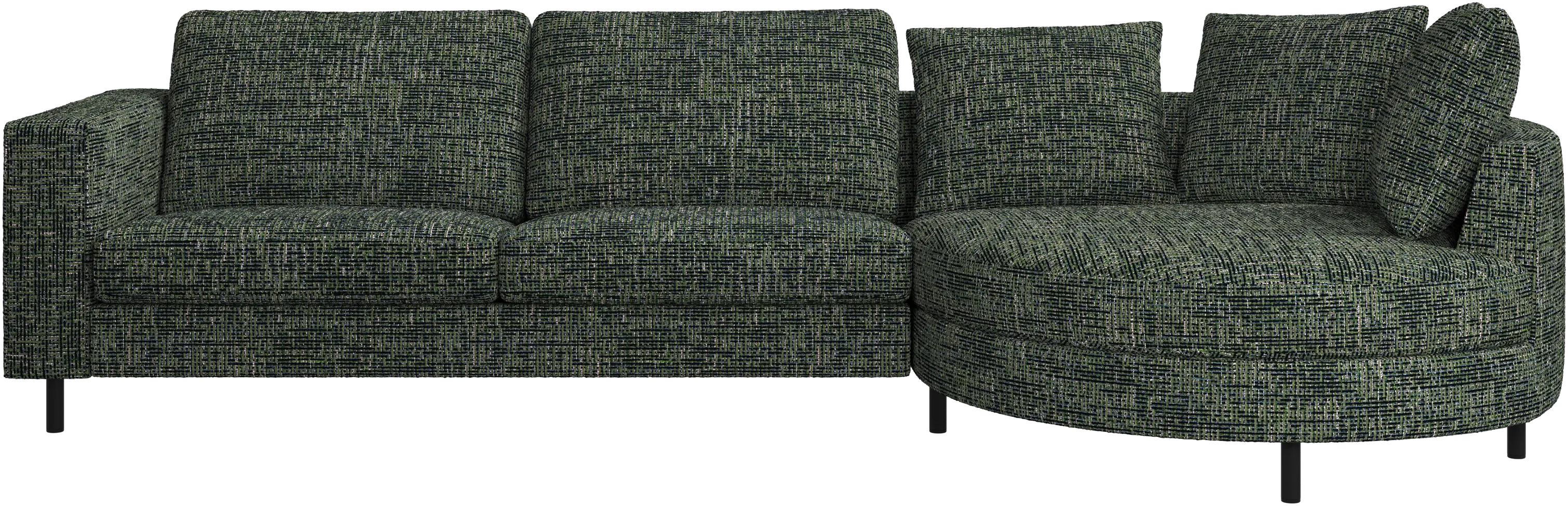 Sofá Indivi con módulo chaise-longue a la derecha