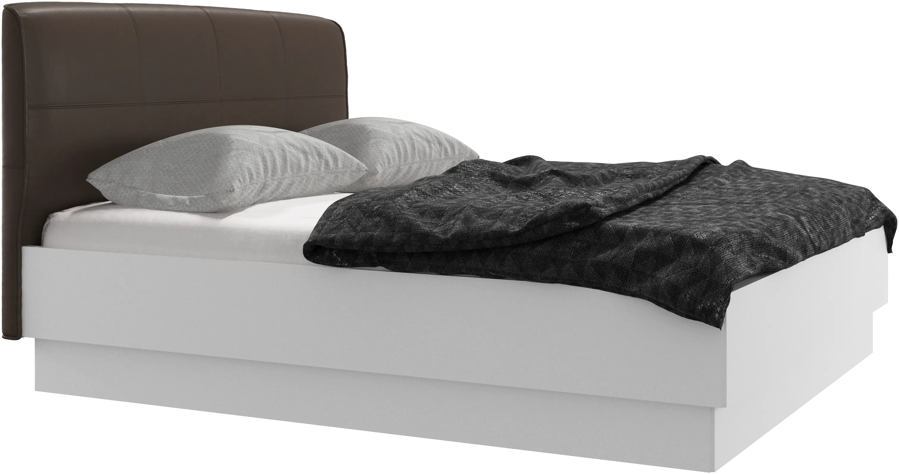 Houston, gepolstertes bett mit stauraum