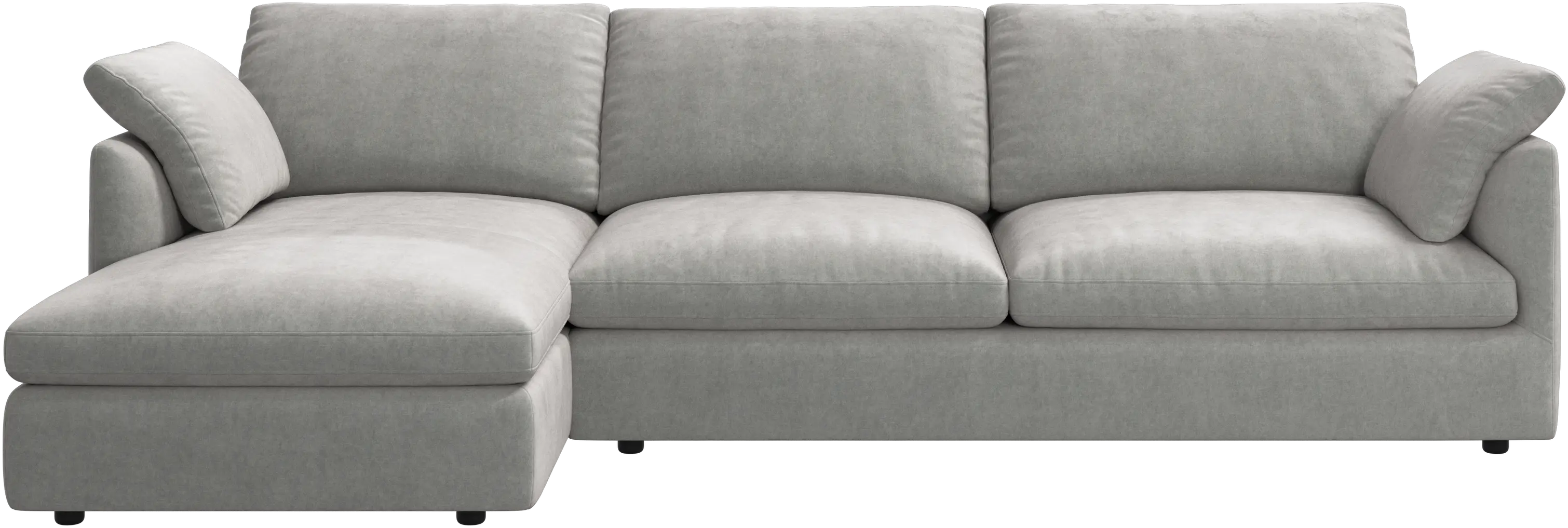 Milano sofa with chaise longue left