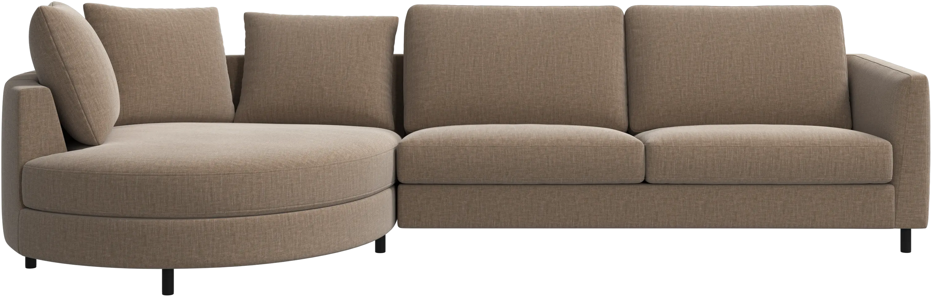 Indivi sofa with chaise longue left