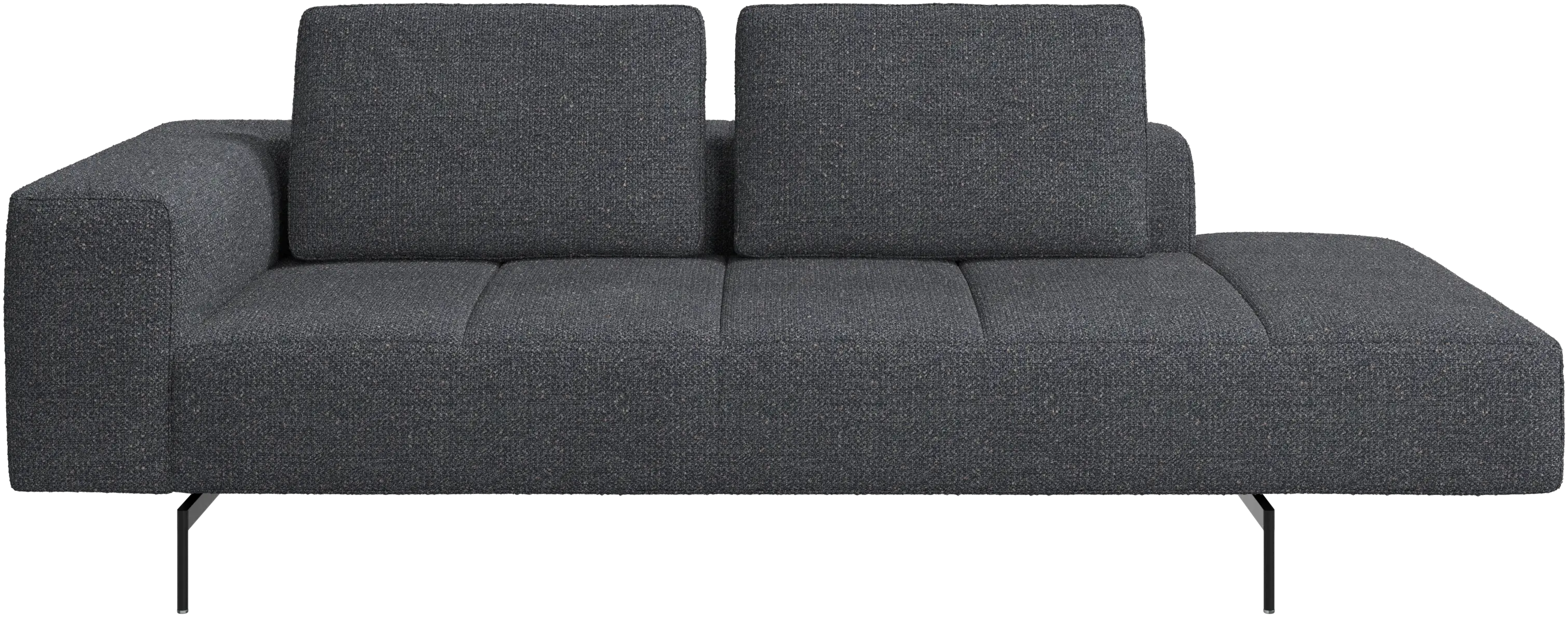 Amsterdam resting module for sofa, armrest left, open end right