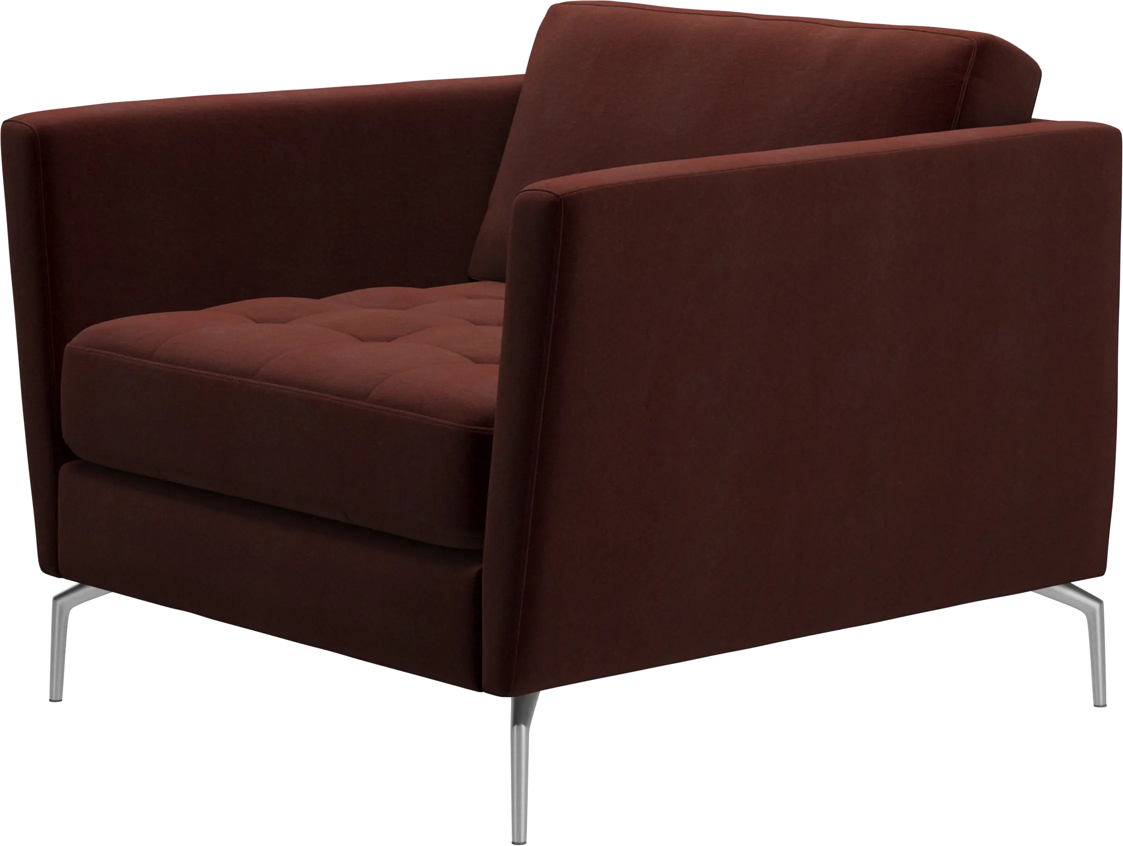 Osaka chair, tufted seat