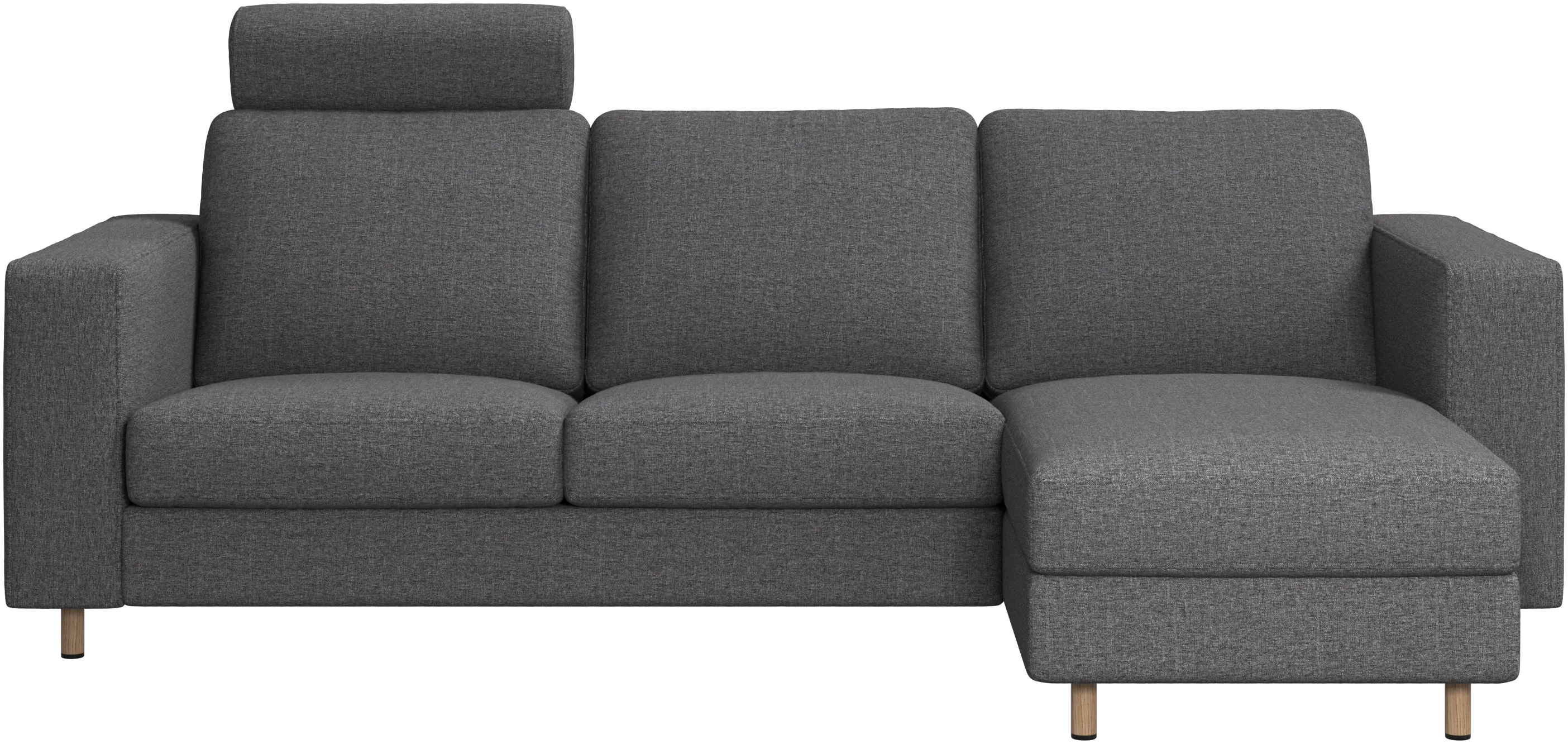 Sofá Indivi con módulo chaise-longue a la derecha