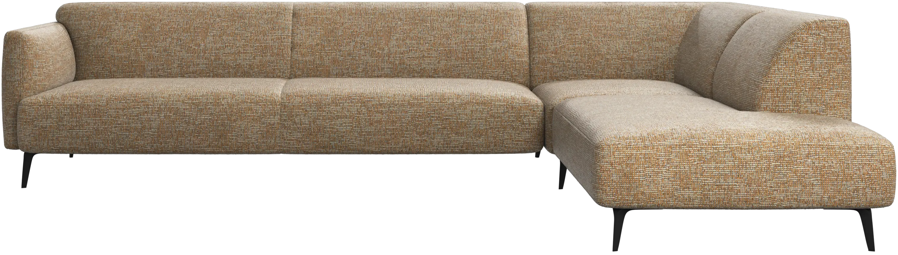 Modena corner sofa with lounging unit