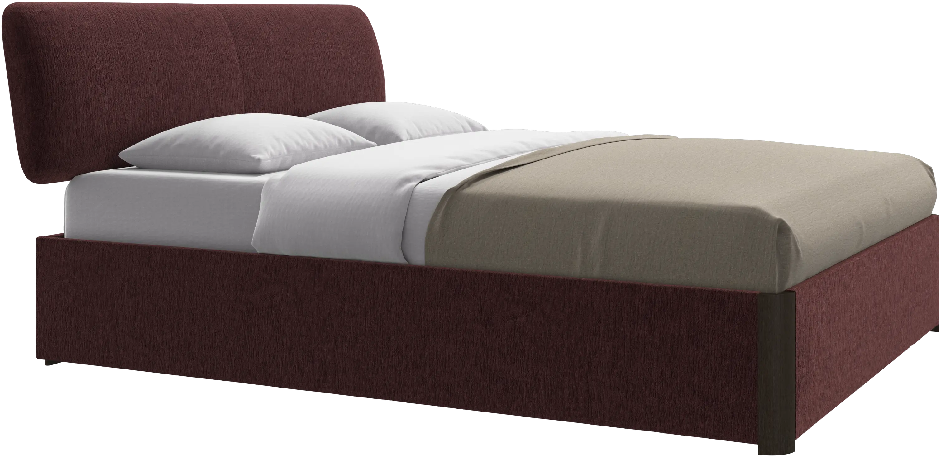 Element cama, cabecero montado en la cama, sin láminas, excl. colchón