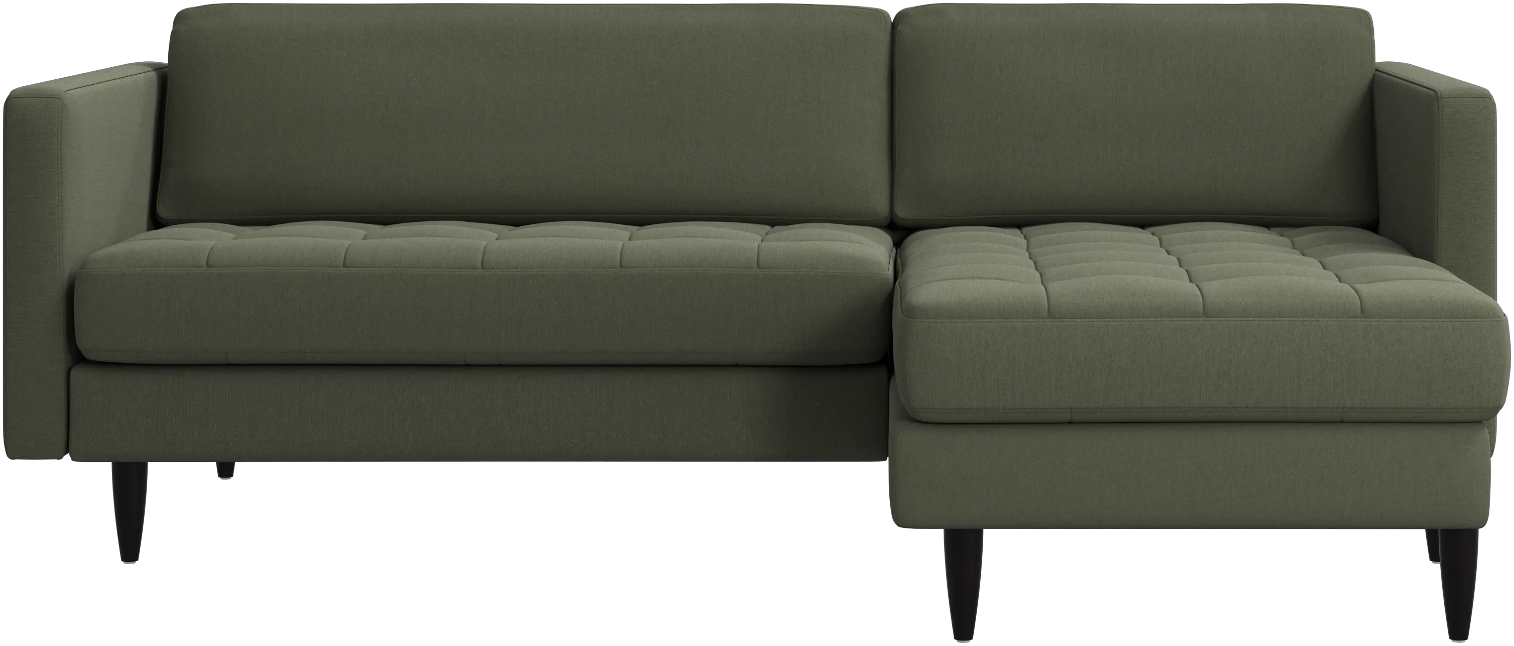 Osaka sofa with resting unit, tufted seat