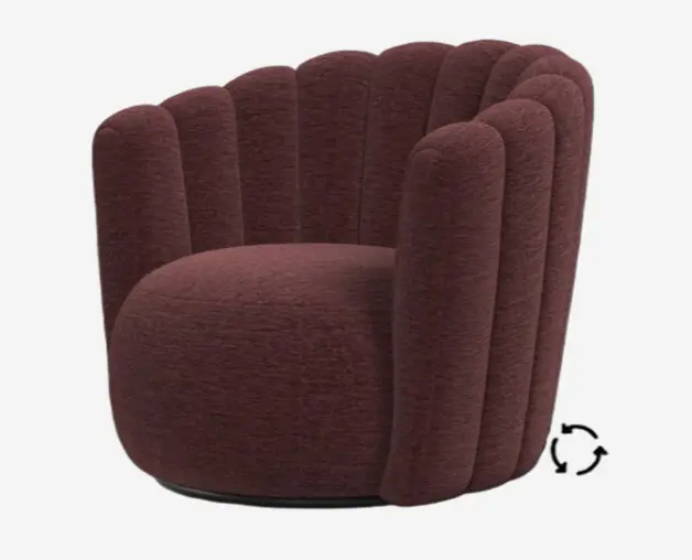 Armchairs Sweet Art アームチェア、回転式
