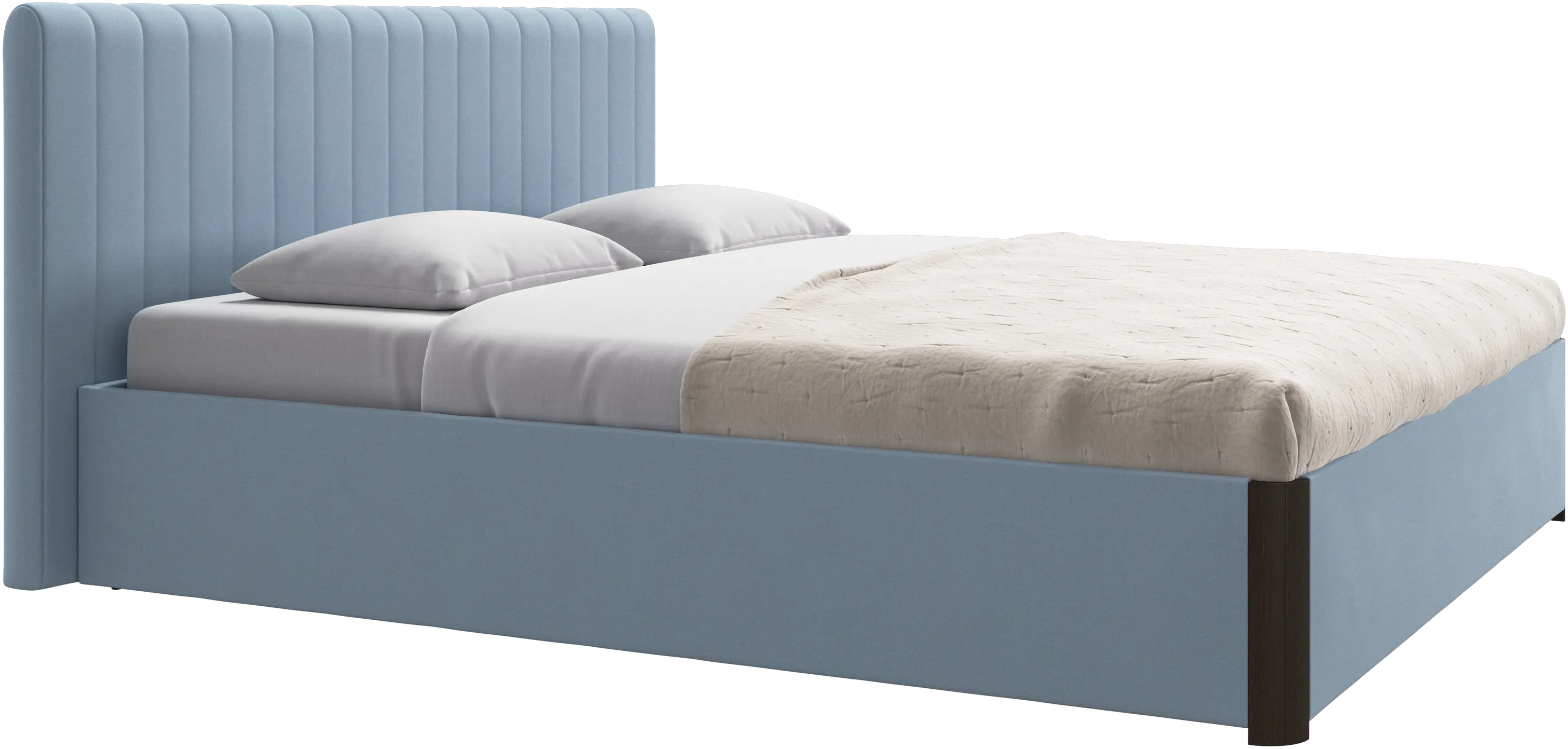 Element bed, bed-mounted headboard, with slats, excl. mattress