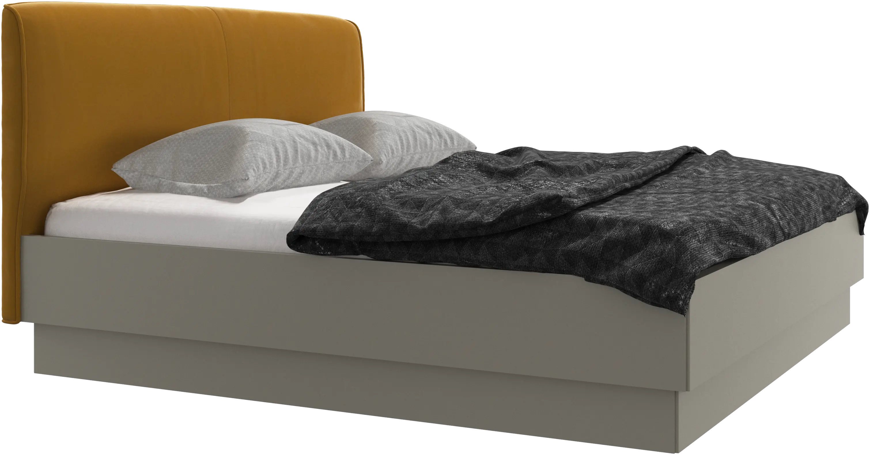 Houston, cama tapizada con almacenamiento