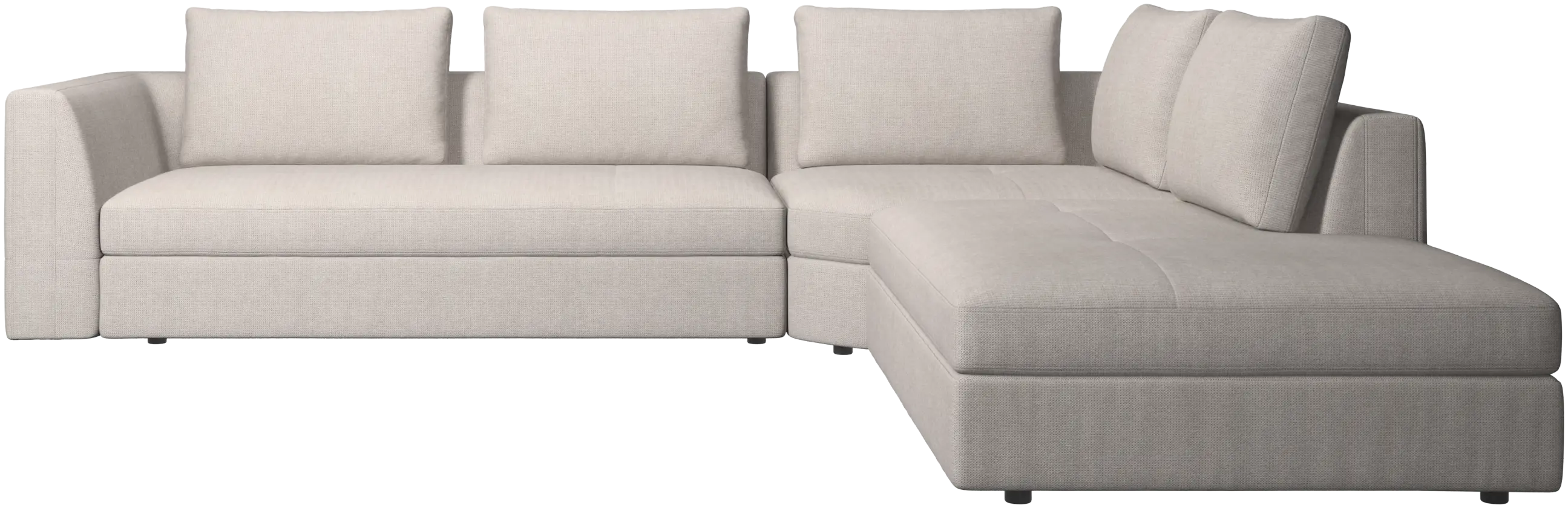 Bergamo corner sofa with lounging unit