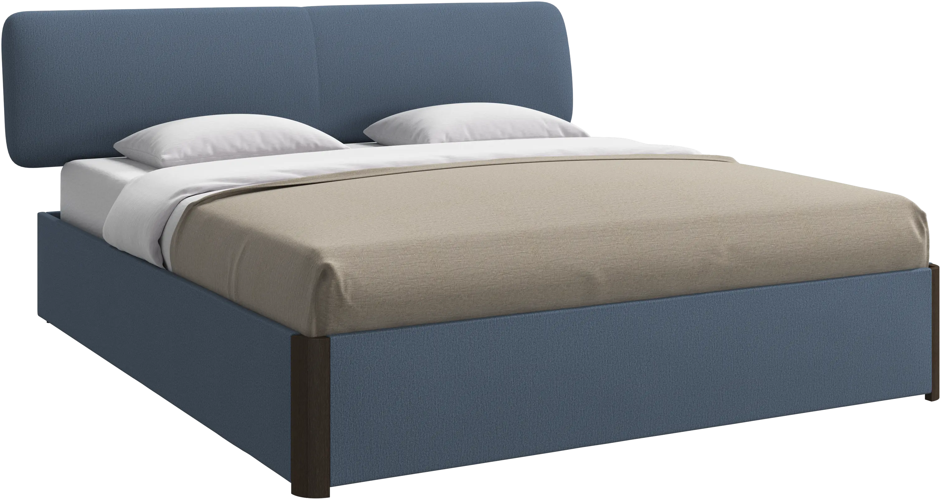 Element 床、床掛け式ヘッドボード、スラット付き、マットレス除外