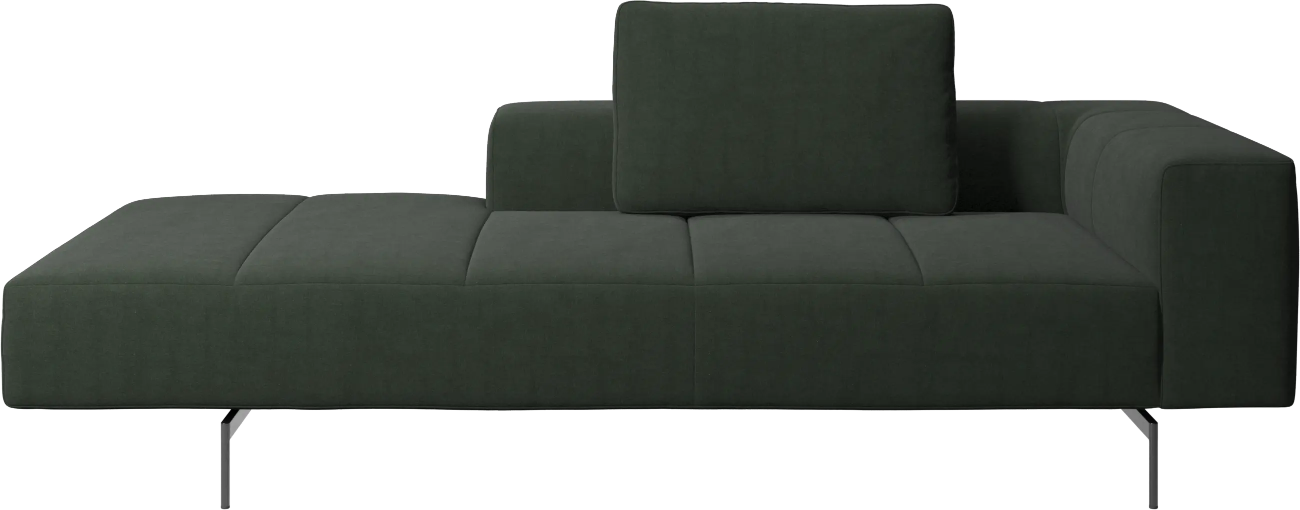 Amsterdam Iounging module for sofa, armrest right, open end left