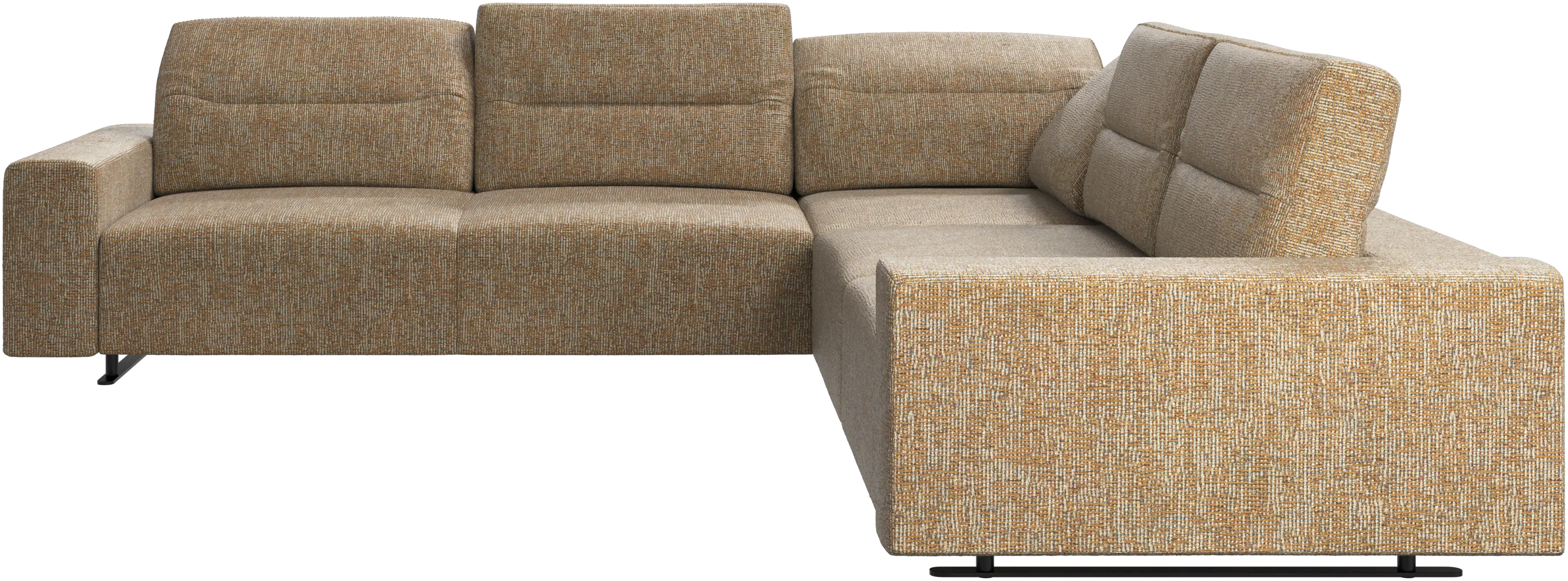 Hampton corner sofa with adjustable back