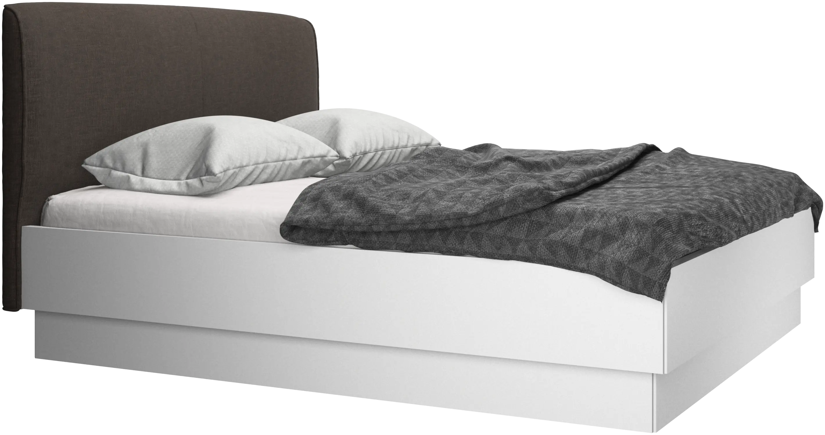 Houston, upholstered bed with storage