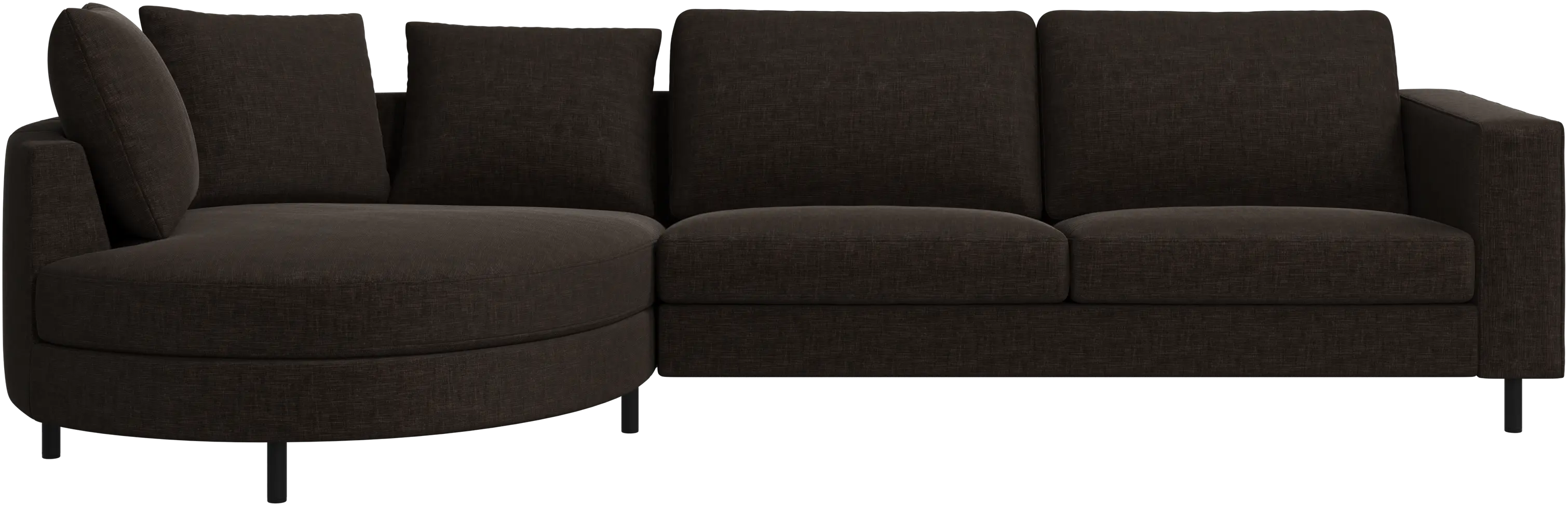 Indivi sofa with chaise longue left