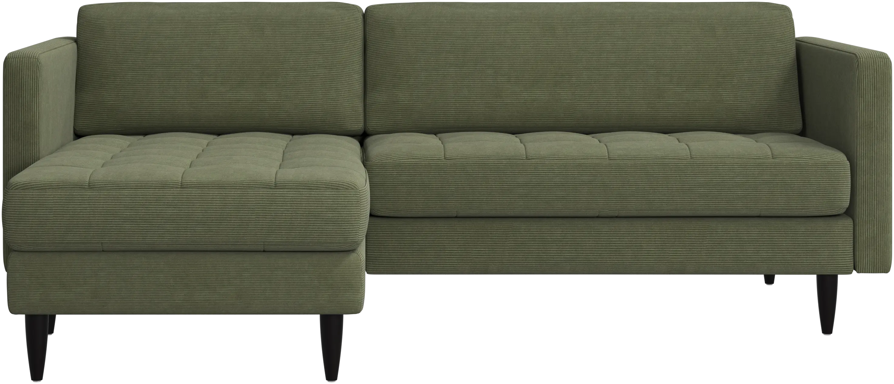 Osaka sofa with resting unit, tufted seat