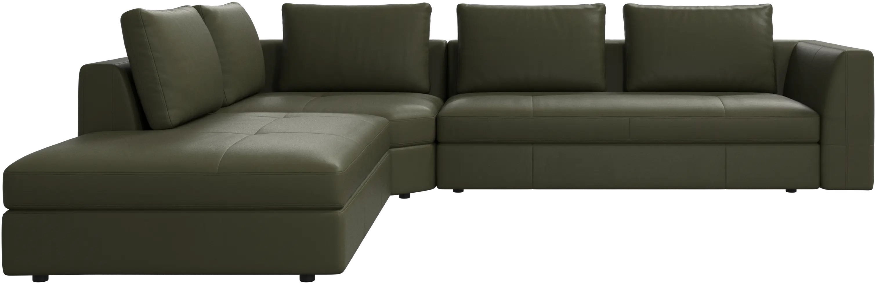 Bergamo corner sofa with lounging unit