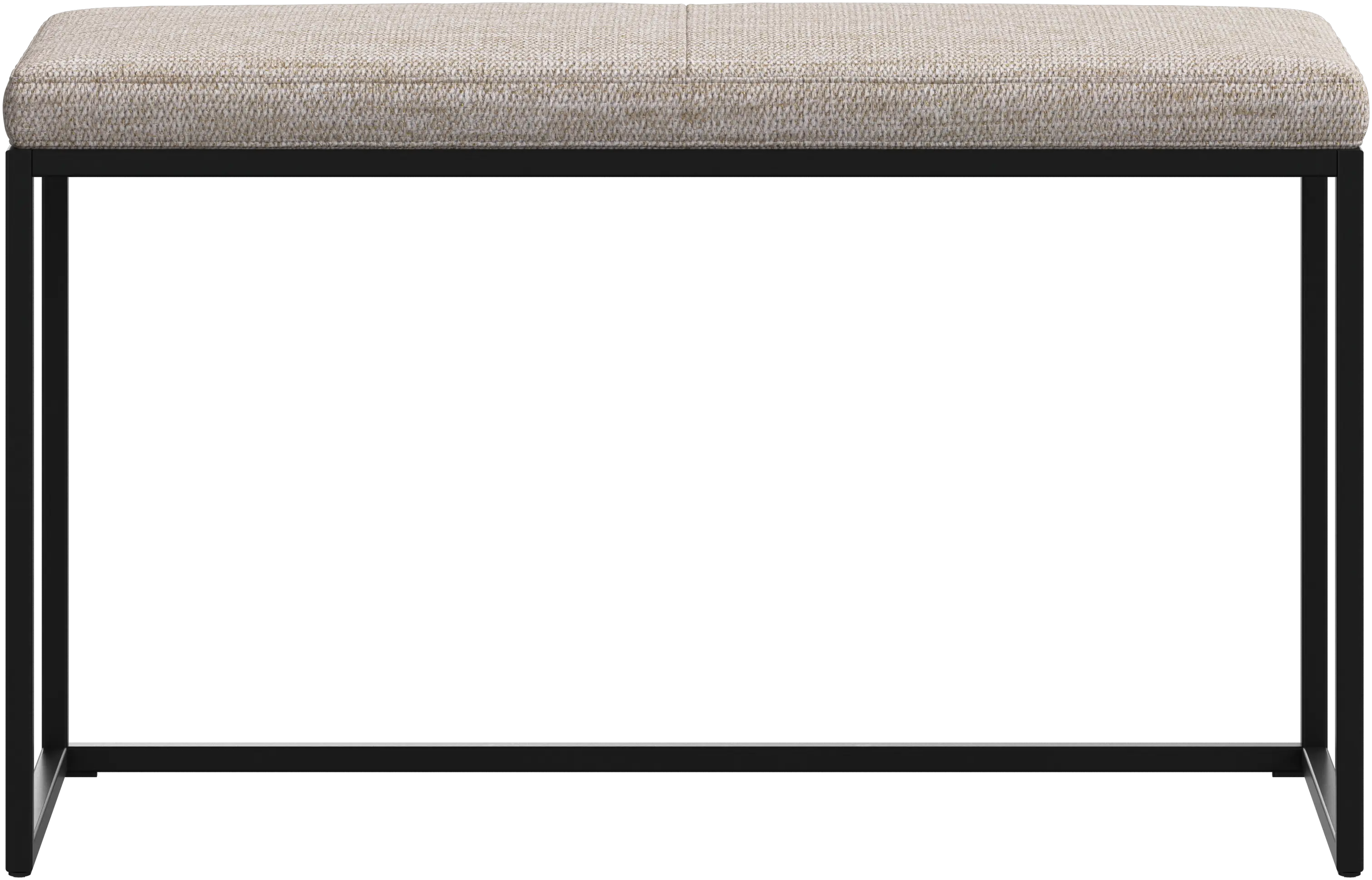 London small bench with cushion