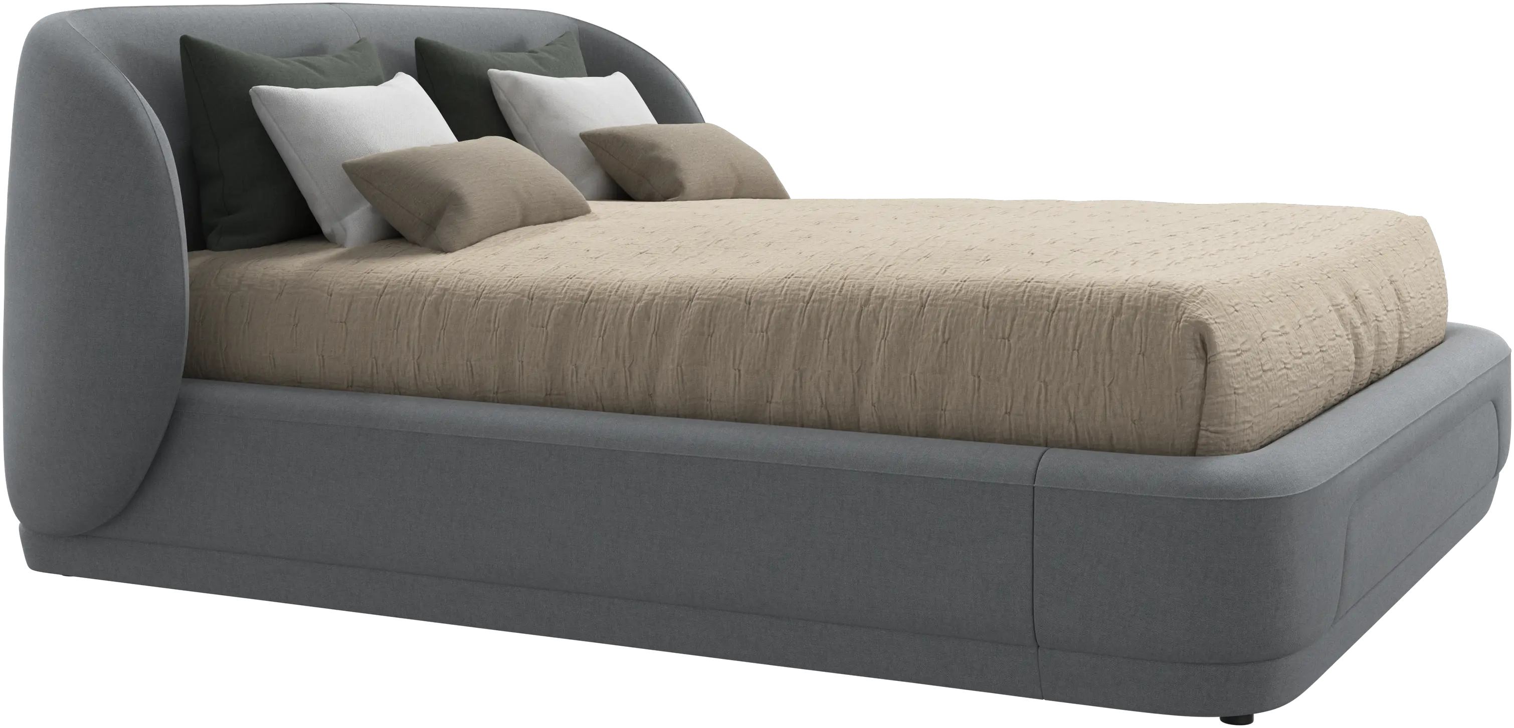 Bolzano bed with slats  - W152,5xL200cm
