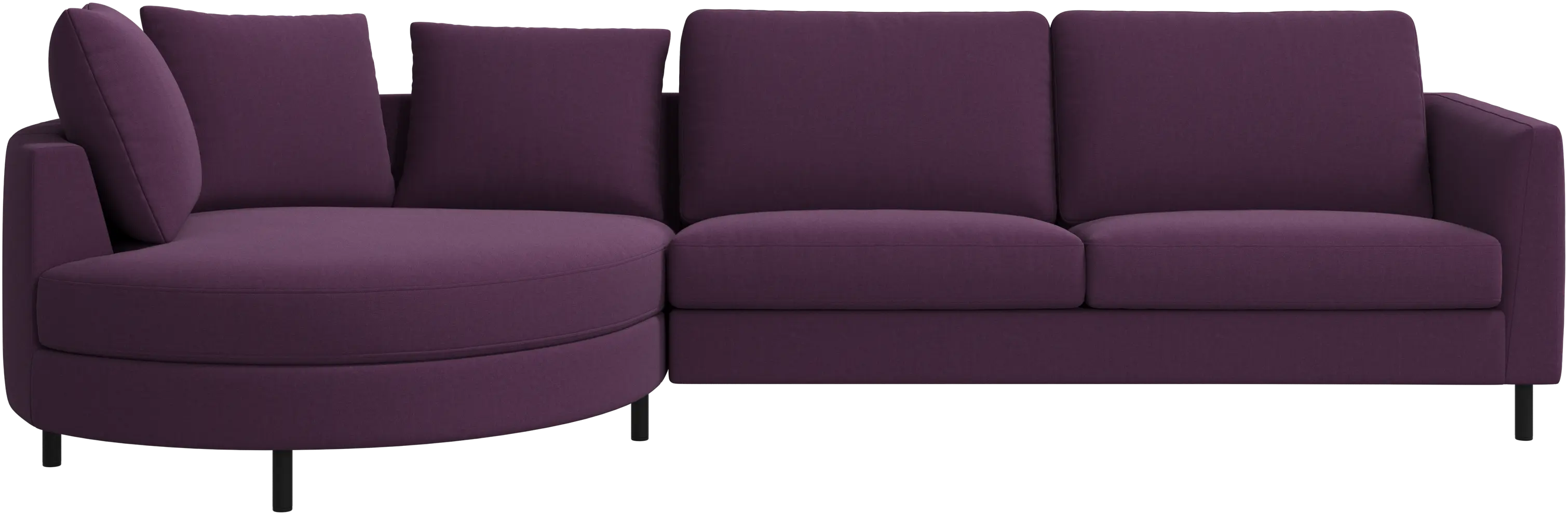 Indivi sofa with chaise longue left