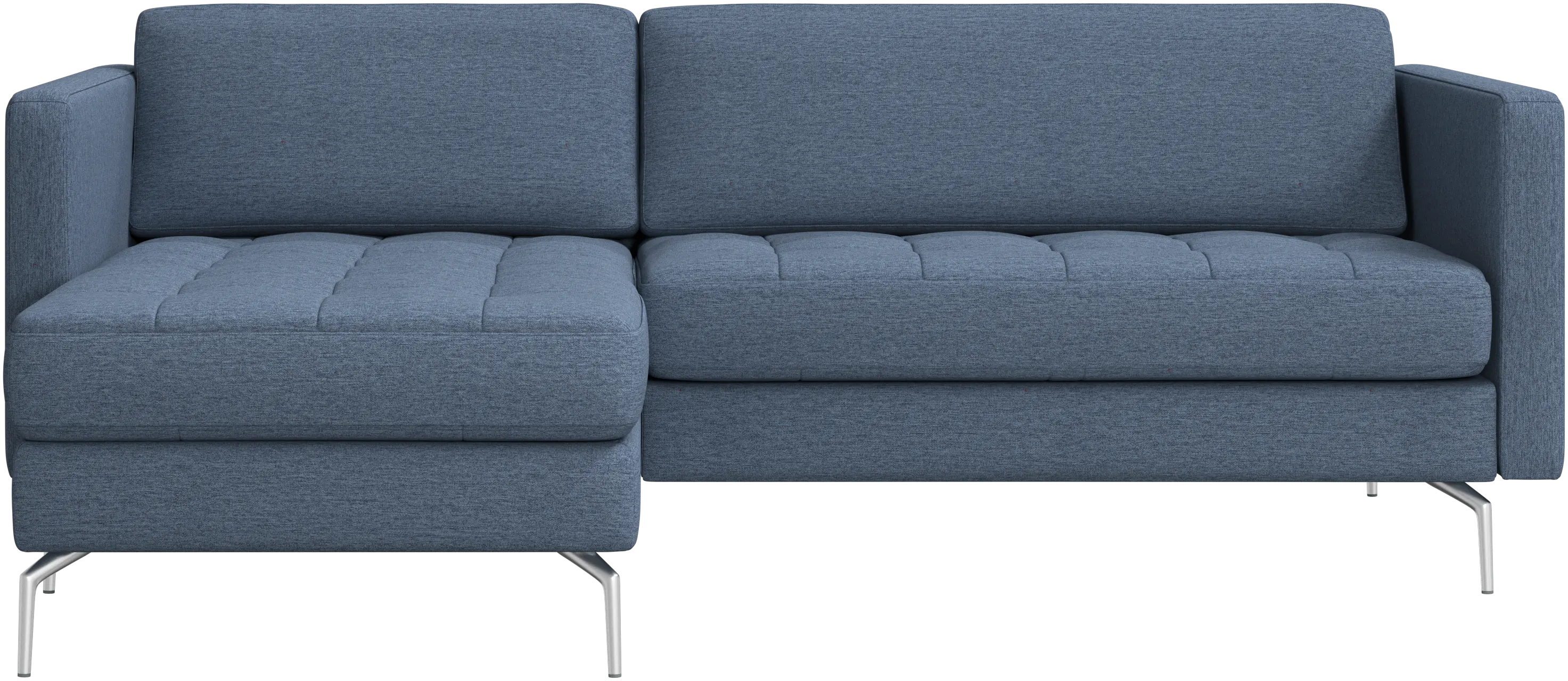 Osaka sofa with resting unit, tufted seat