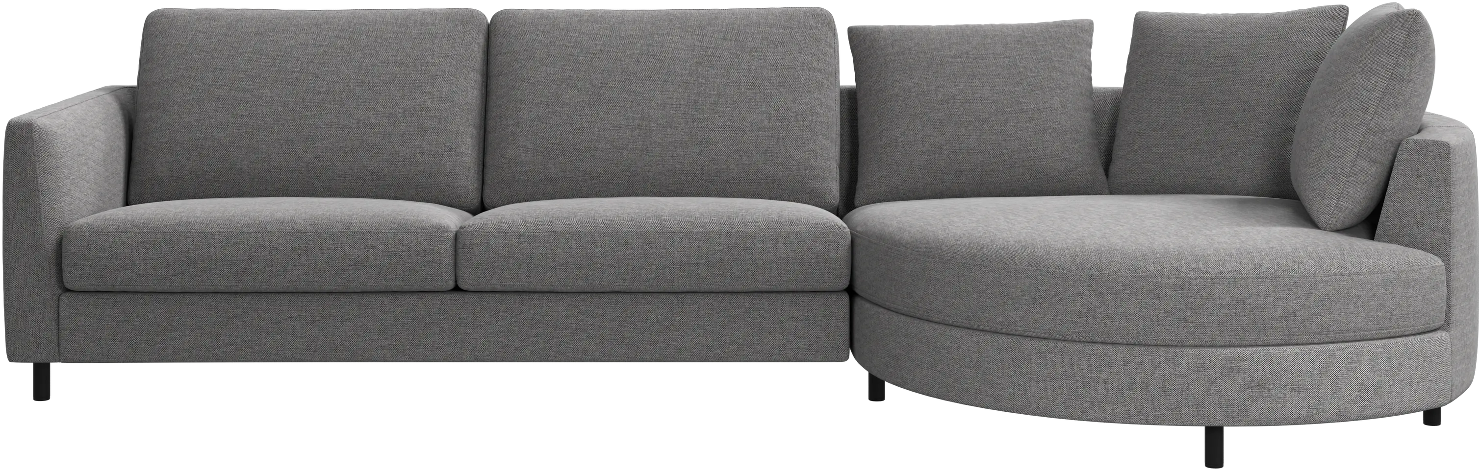 Sofá Indivi con módulo chaise-longue a la derecha