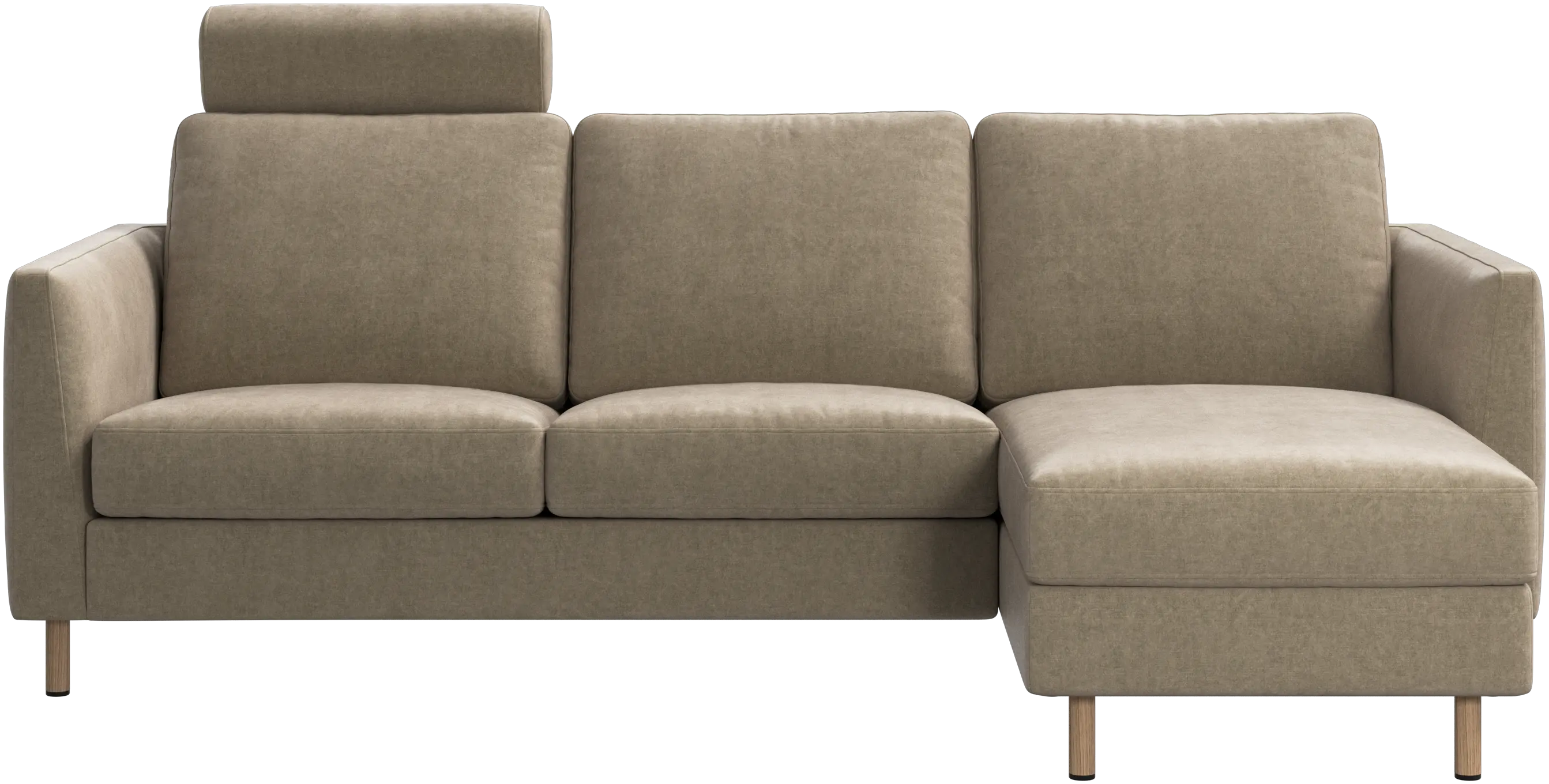 Sofá Indivi con módulo chaise-longue a la derecha
