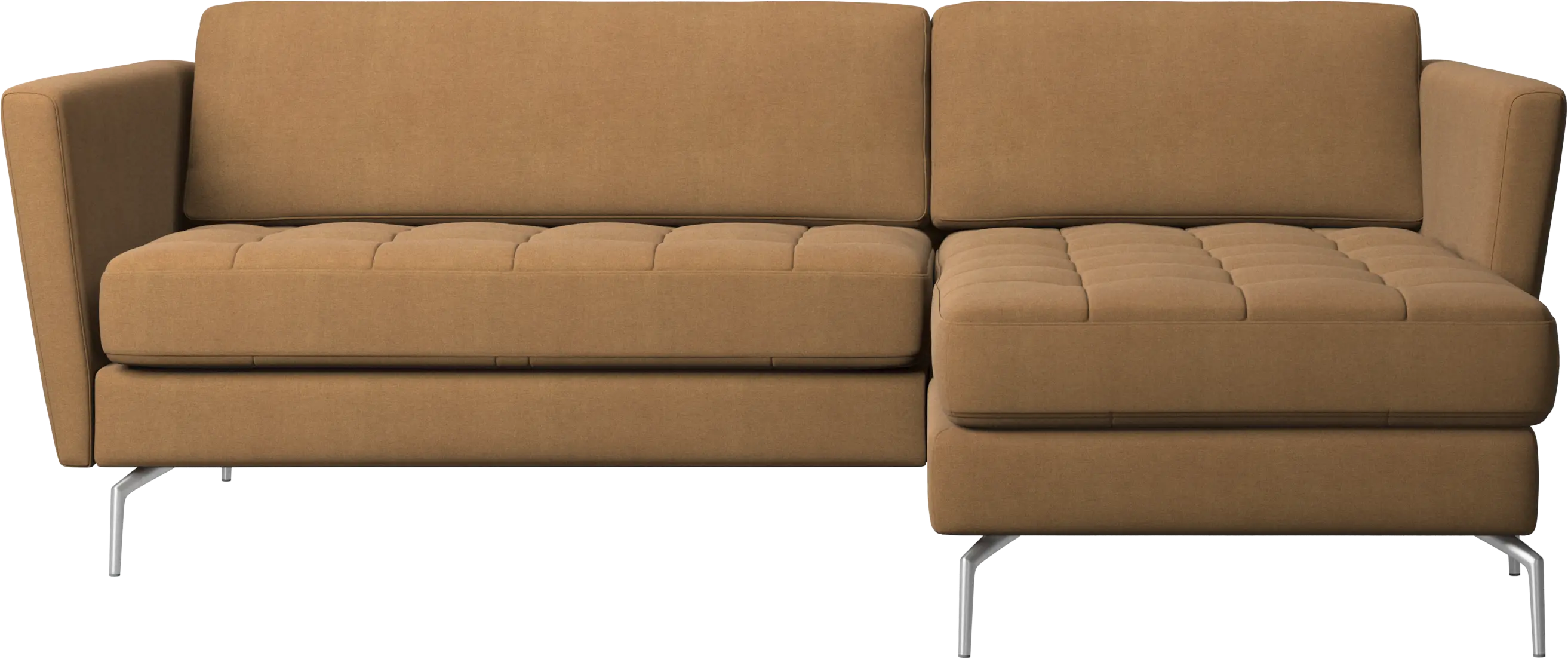 Osaka sofa with resting unit, tufted seat