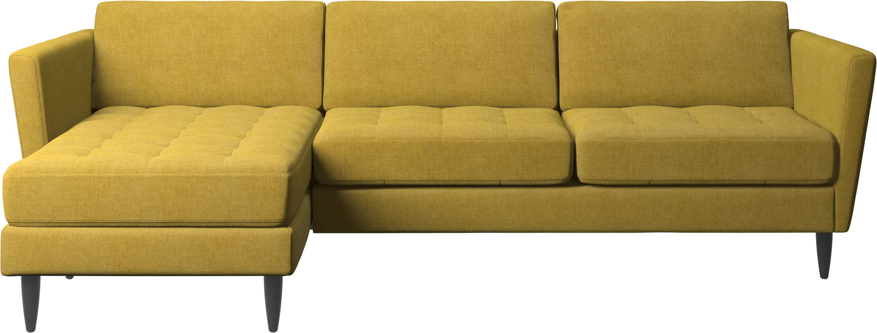 Osaka sofa with resting unit, tufted seat