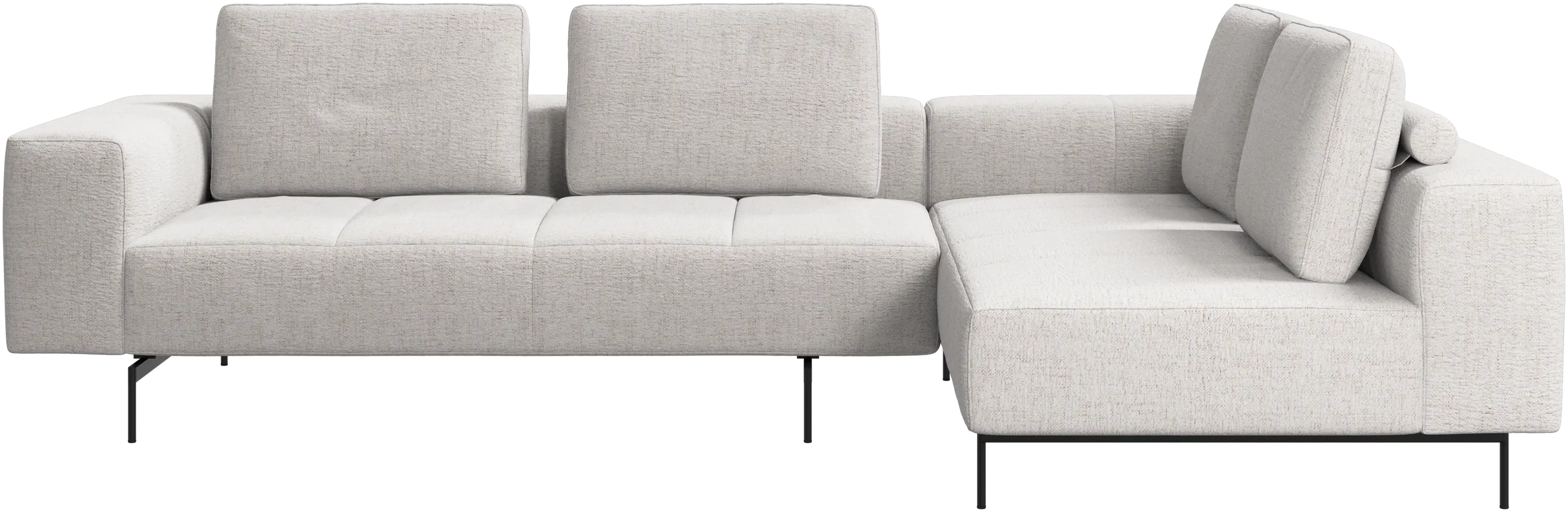 Amsterdam corner sofa with lounging unit