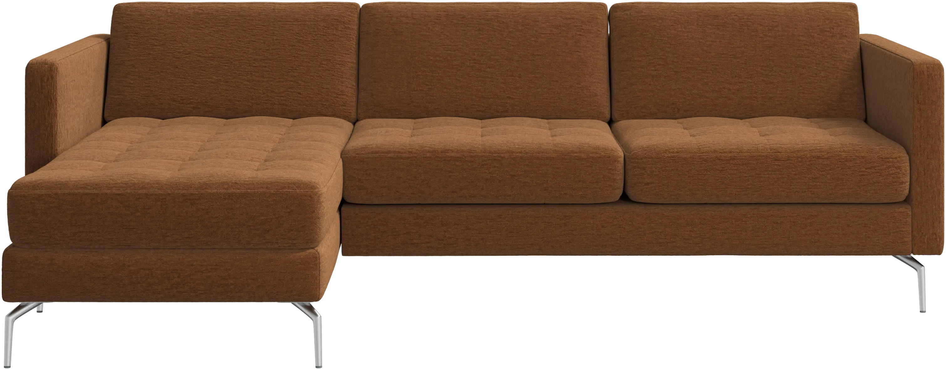 Osaka sofa with resting unit, tufted seat