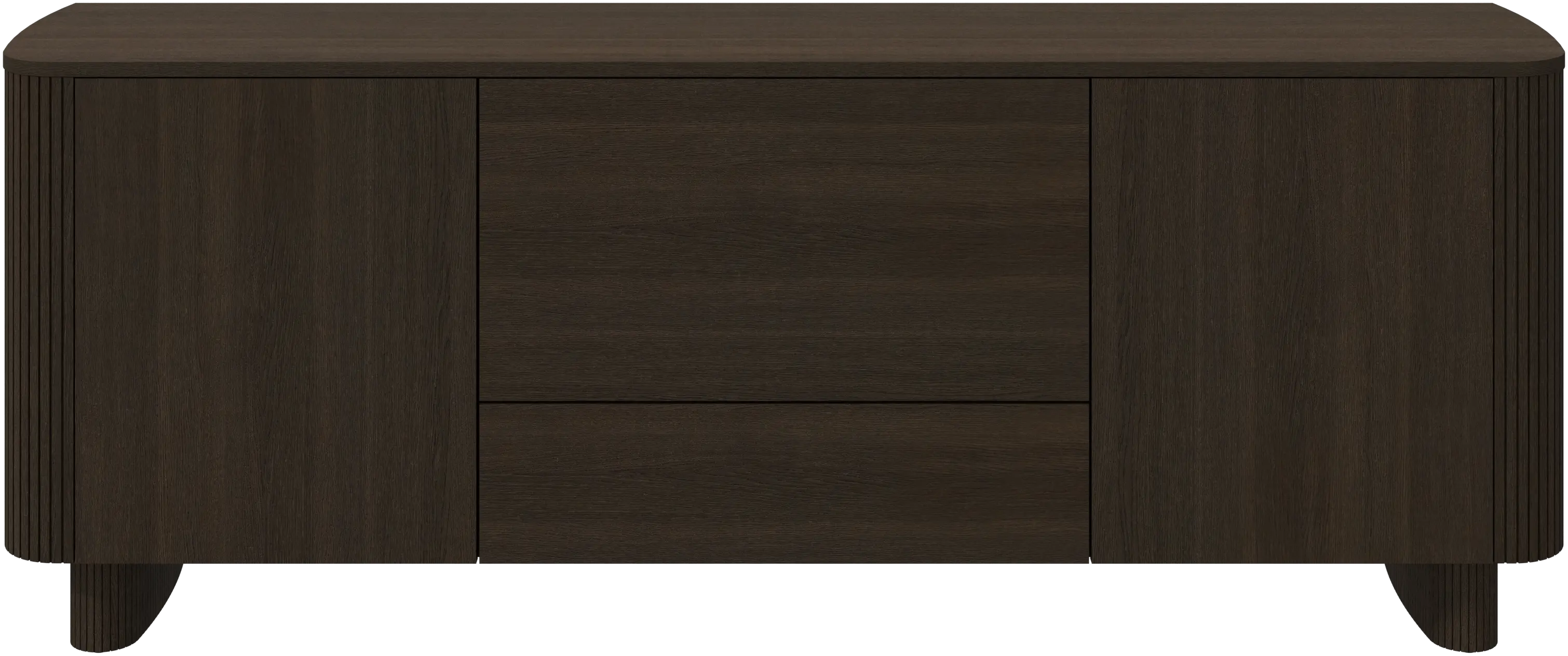 Buffet avec section abattante