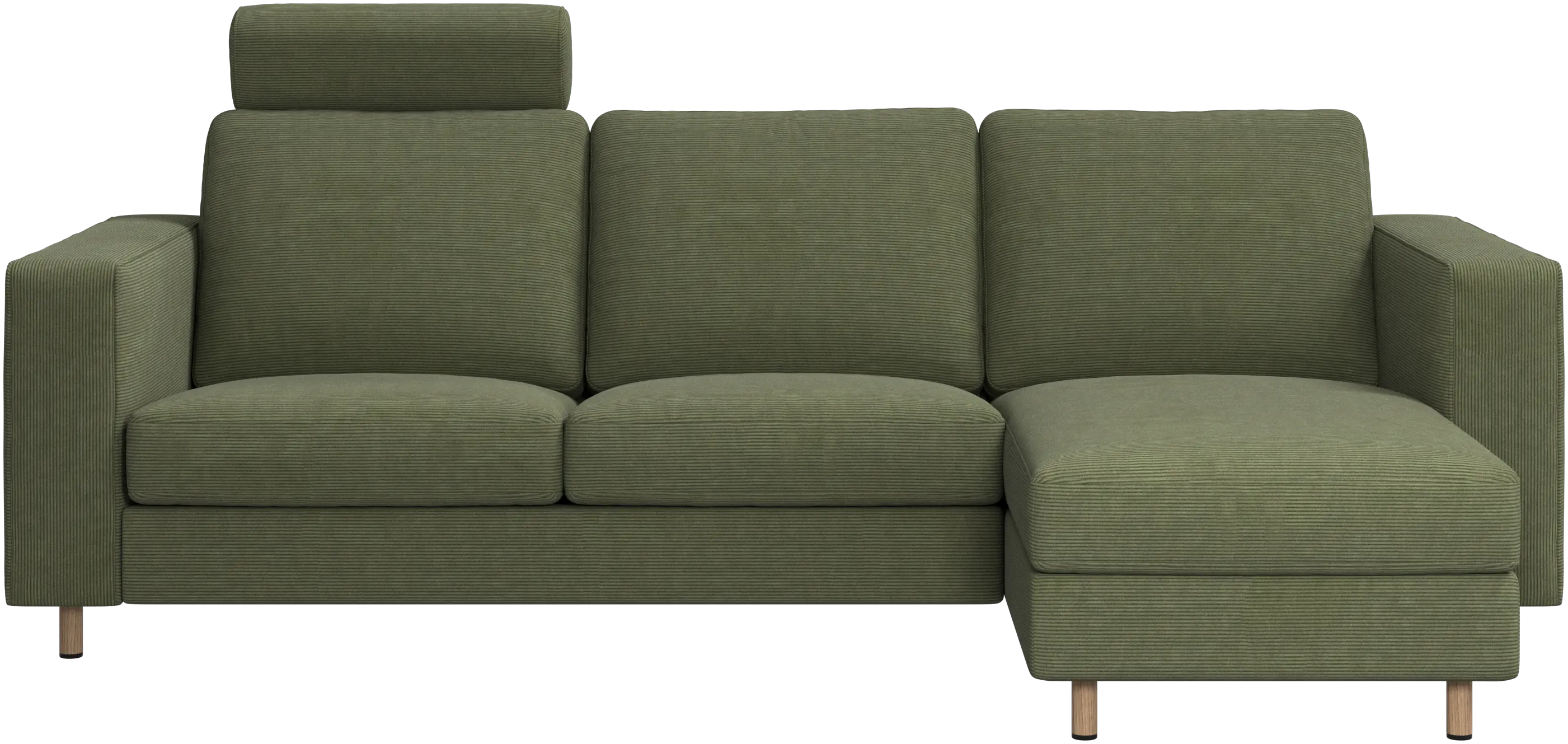 Sofá Indivi con módulo chaise-longue a la derecha
