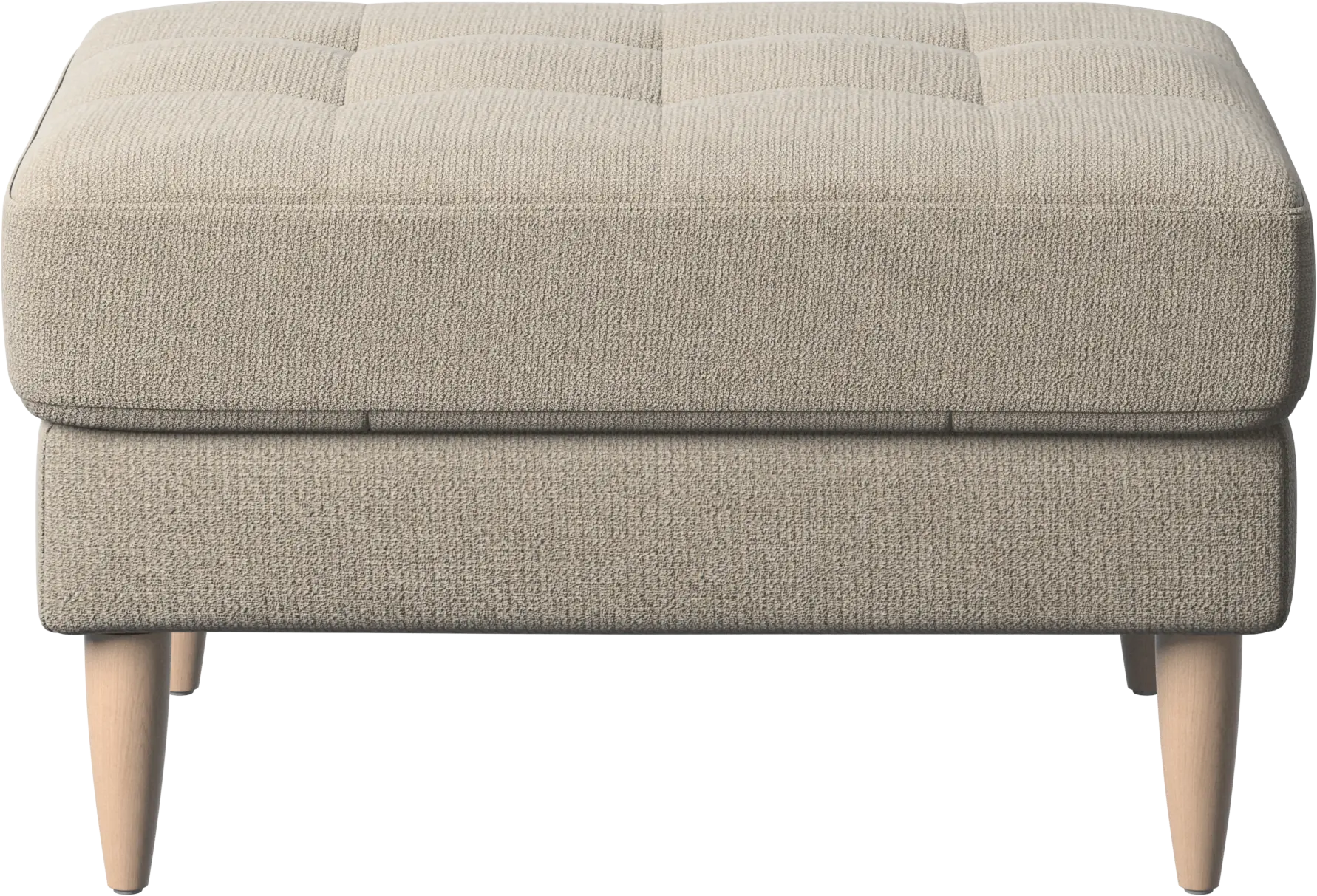 Osaka footstool, tufted seat