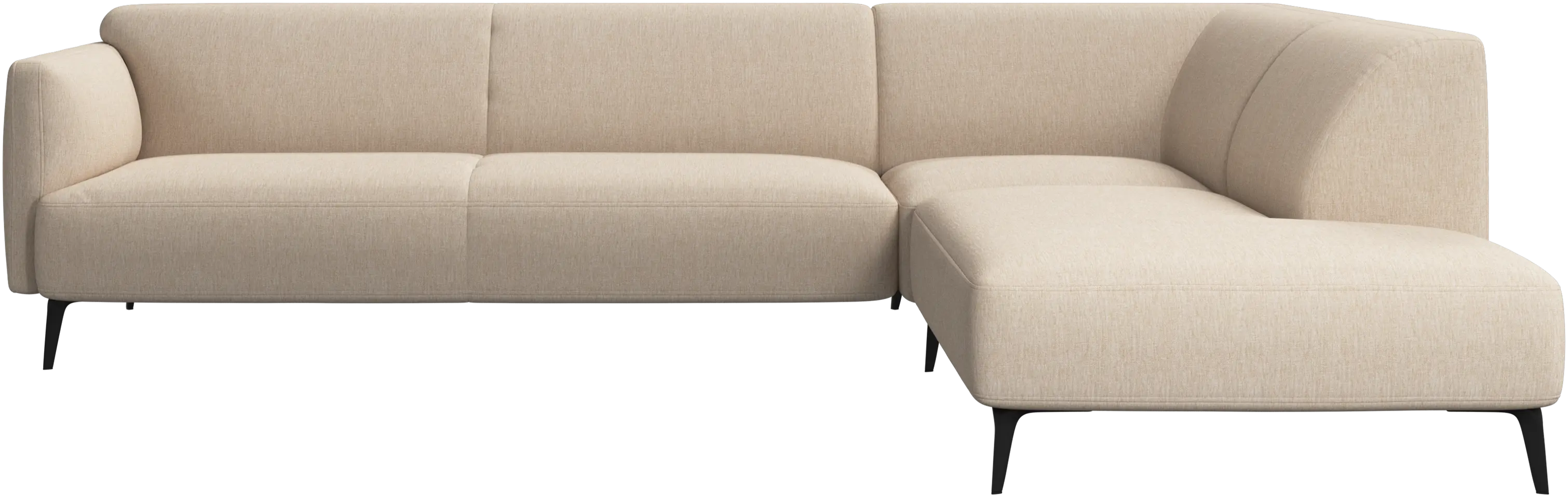 Modena corner sofa with lounging unit