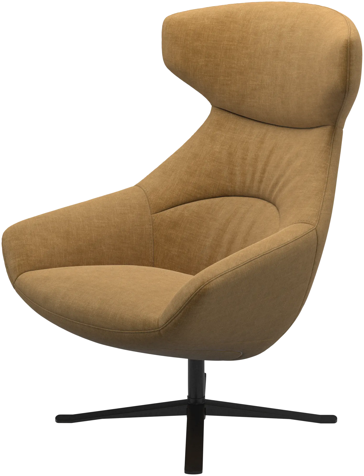 Porto chair with reclining back function and swivel base
