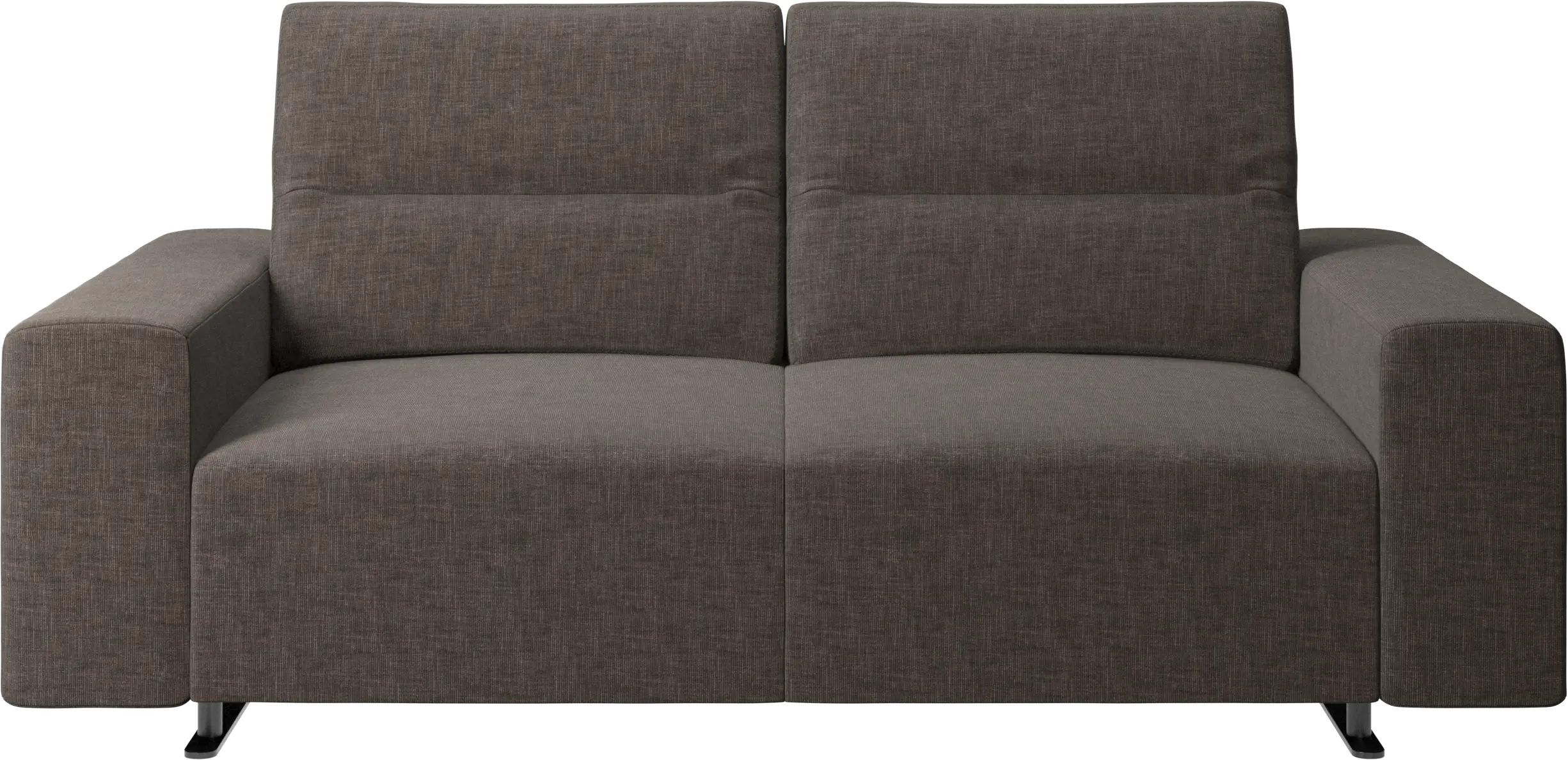 Hampton sofa with adjustable back and storage on the left side