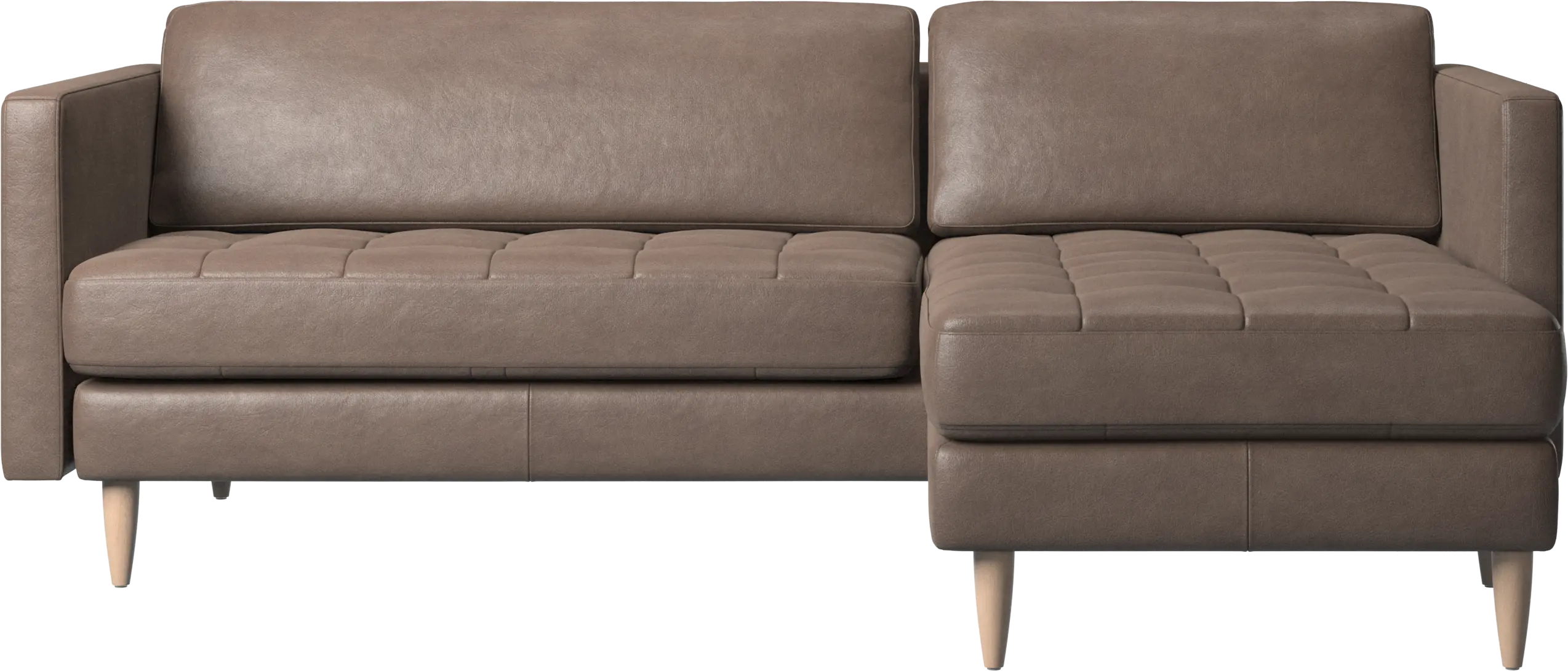 Osaka sofa with resting unit, tufted seat