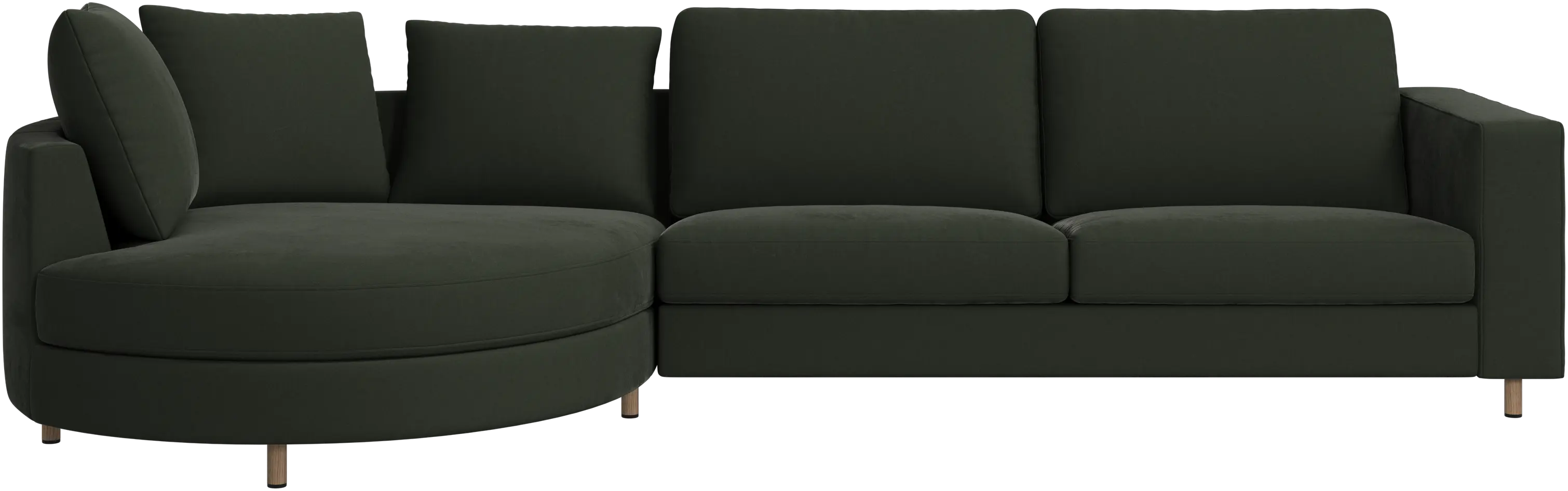 Indivi sofa with chaise longue left
