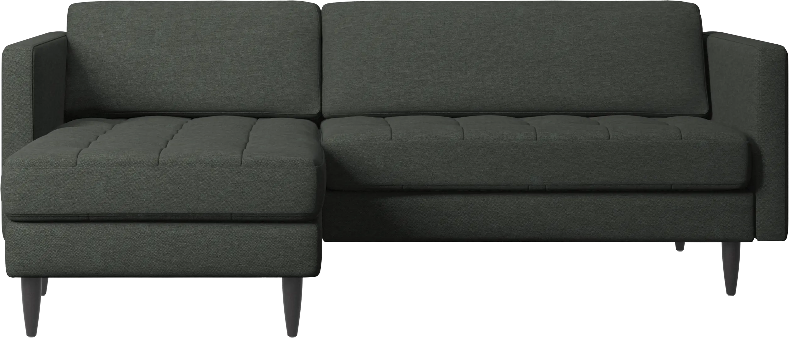 Osaka sofa with resting unit, tufted seat