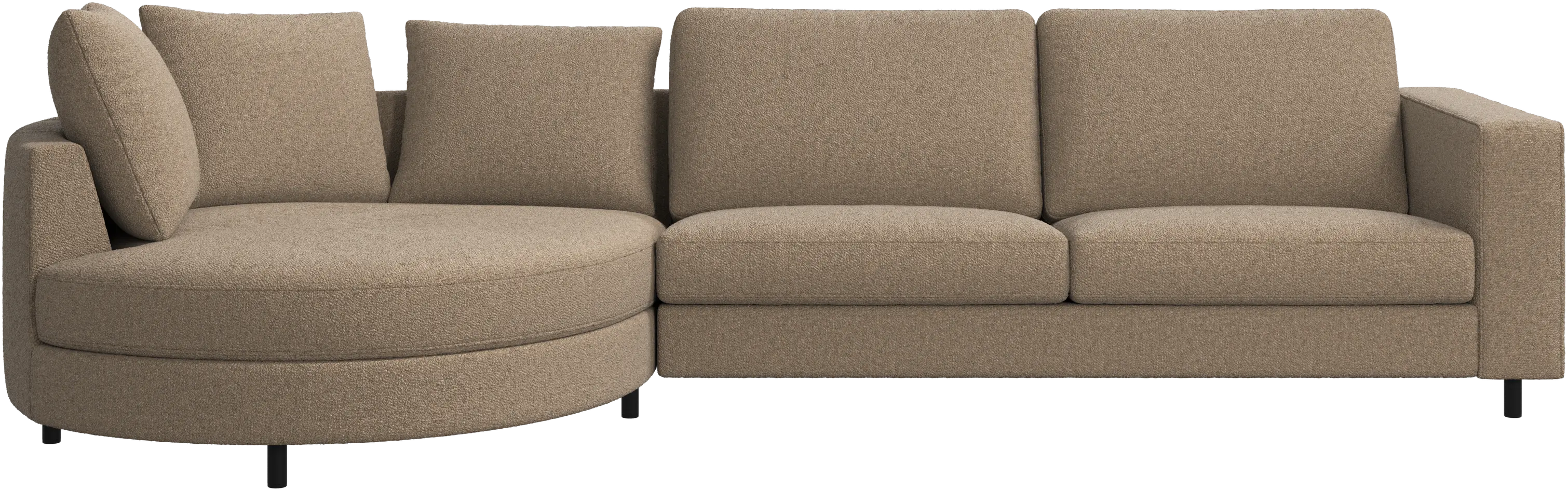 Indivi sofa with chaise longue left