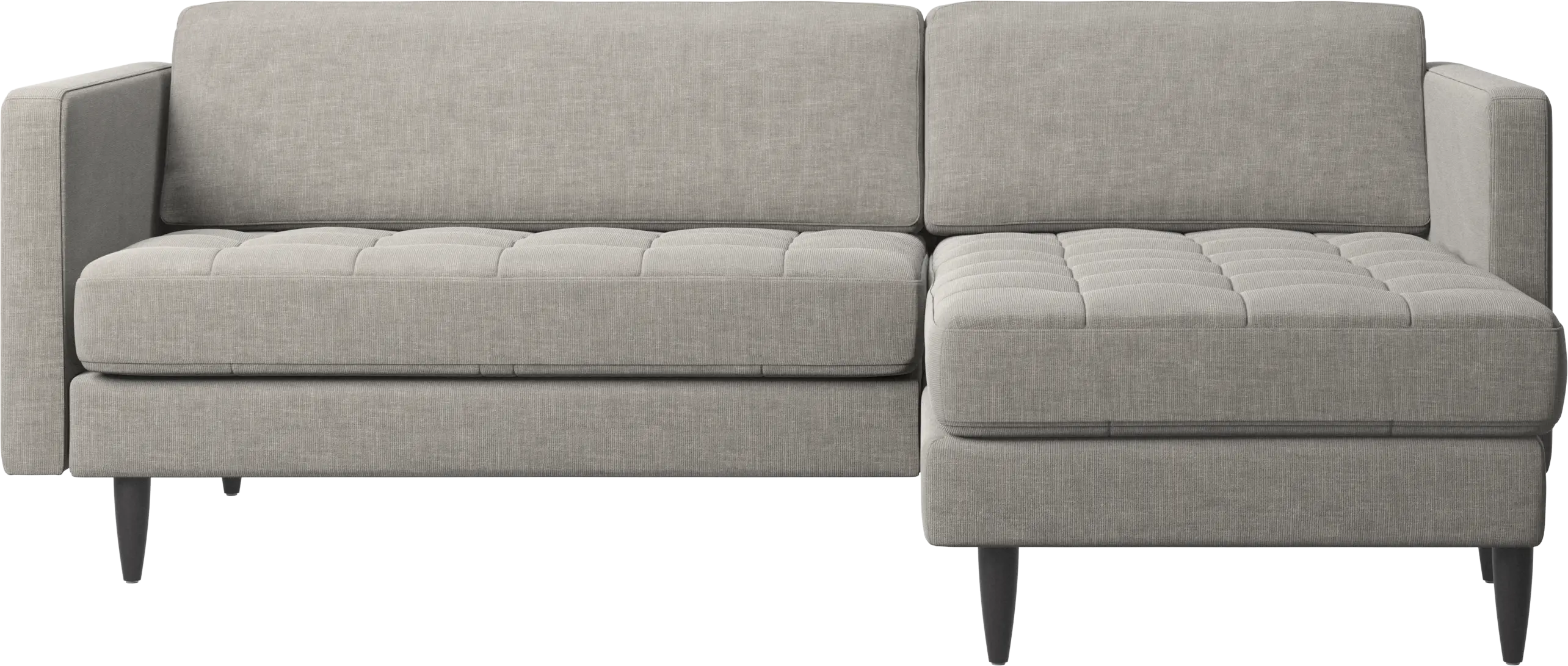 Osaka sofa with resting unit, tufted seat
