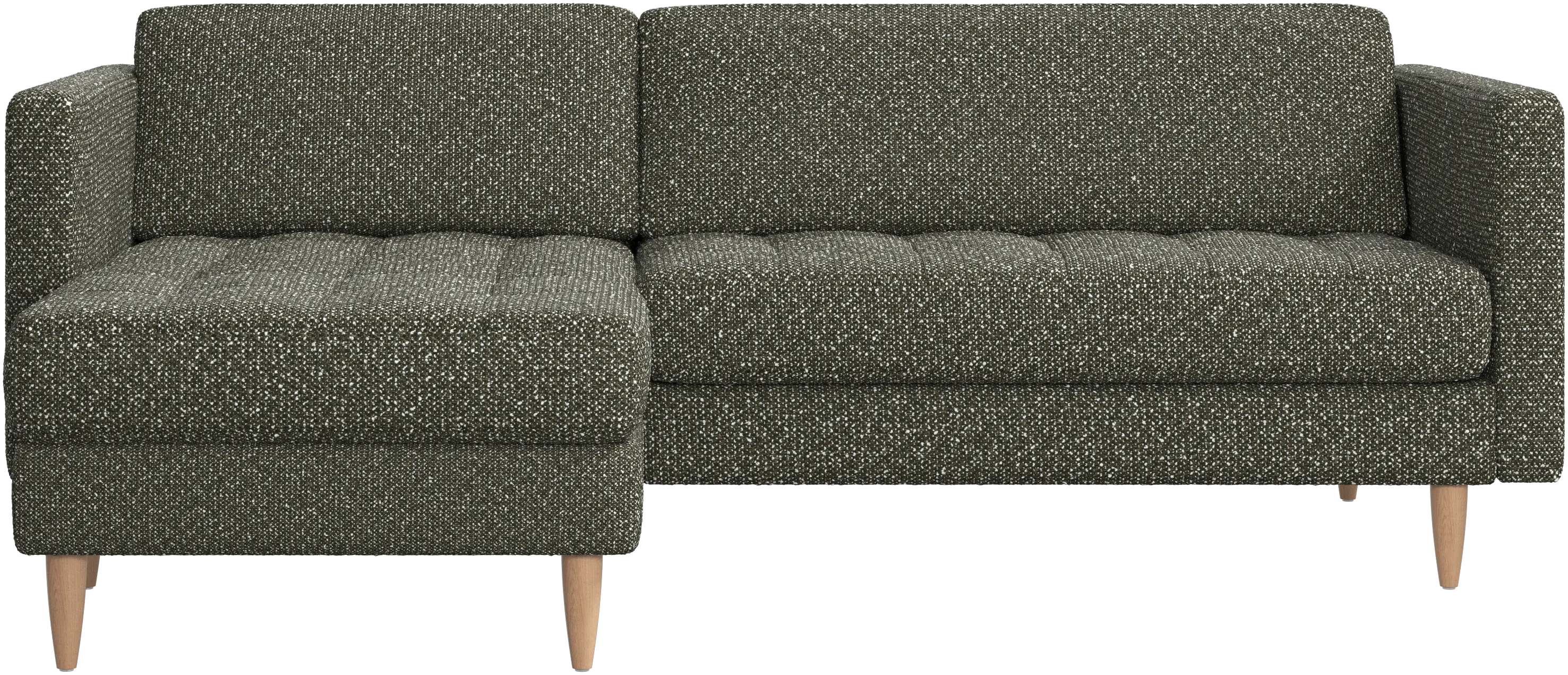 Osaka sofa with resting unit, tufted seat